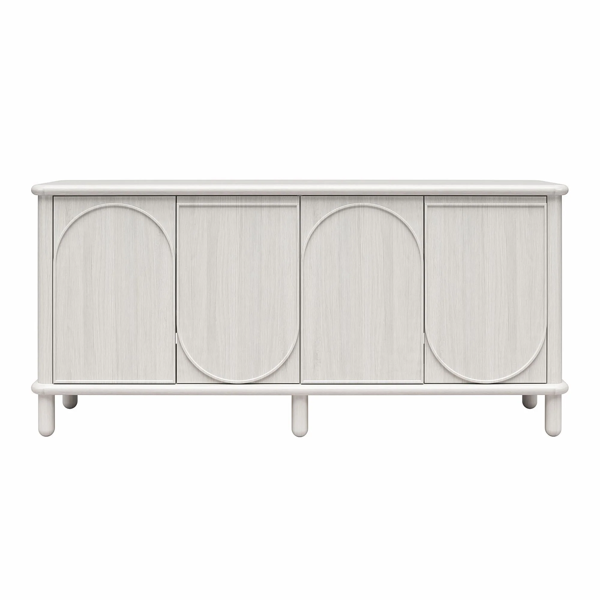 Selena - Credenza - Rustic White