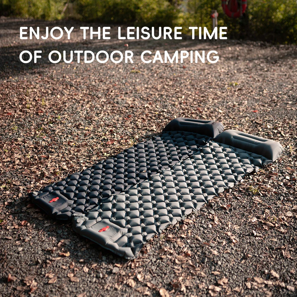 Self-Inflating Camping Sleeping Pad with Pillow – Ultralight Hiking Air Mattress - Image 6