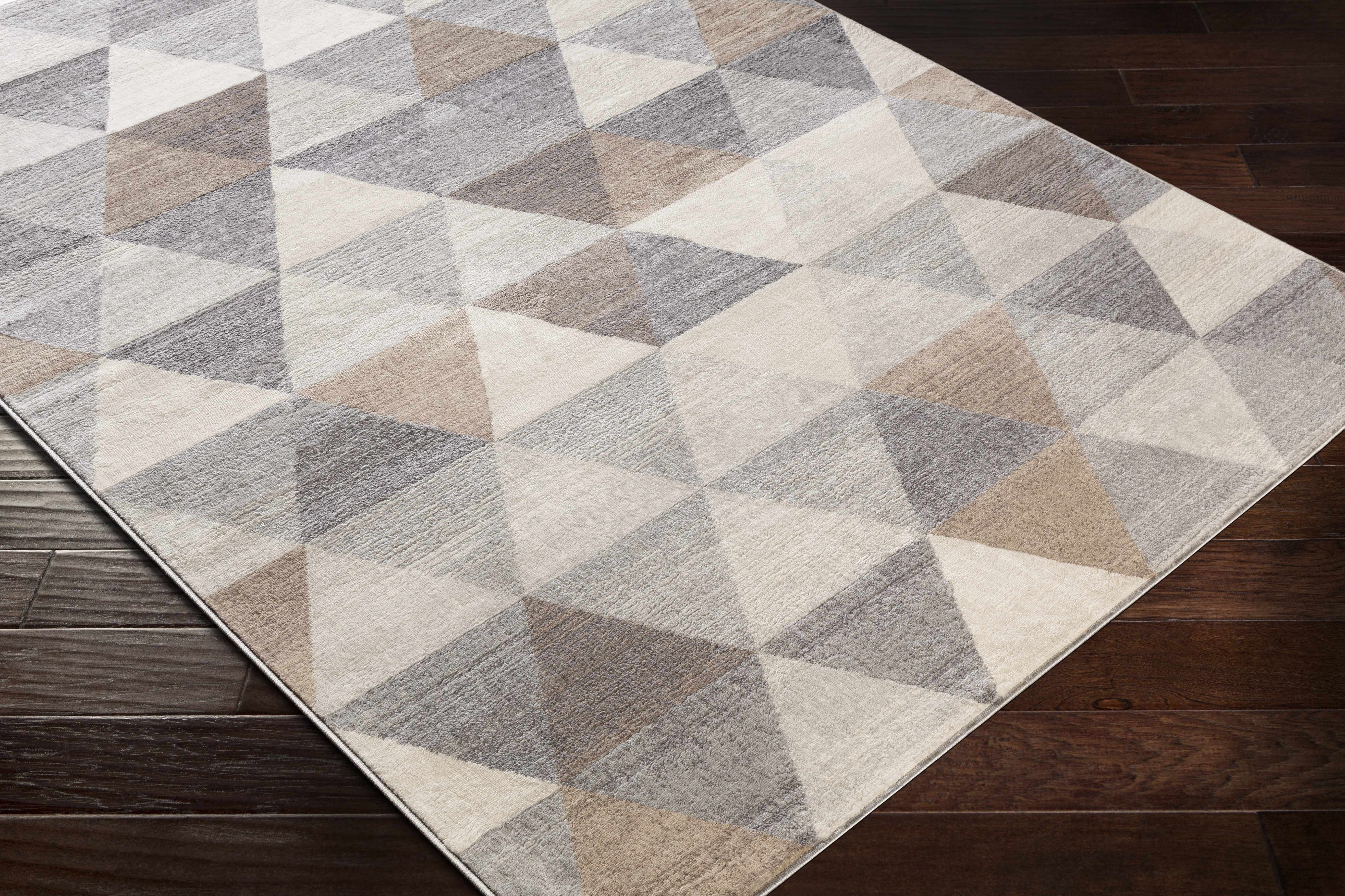 Sells Gray&Brown Triangles Area Carpet - Image 7