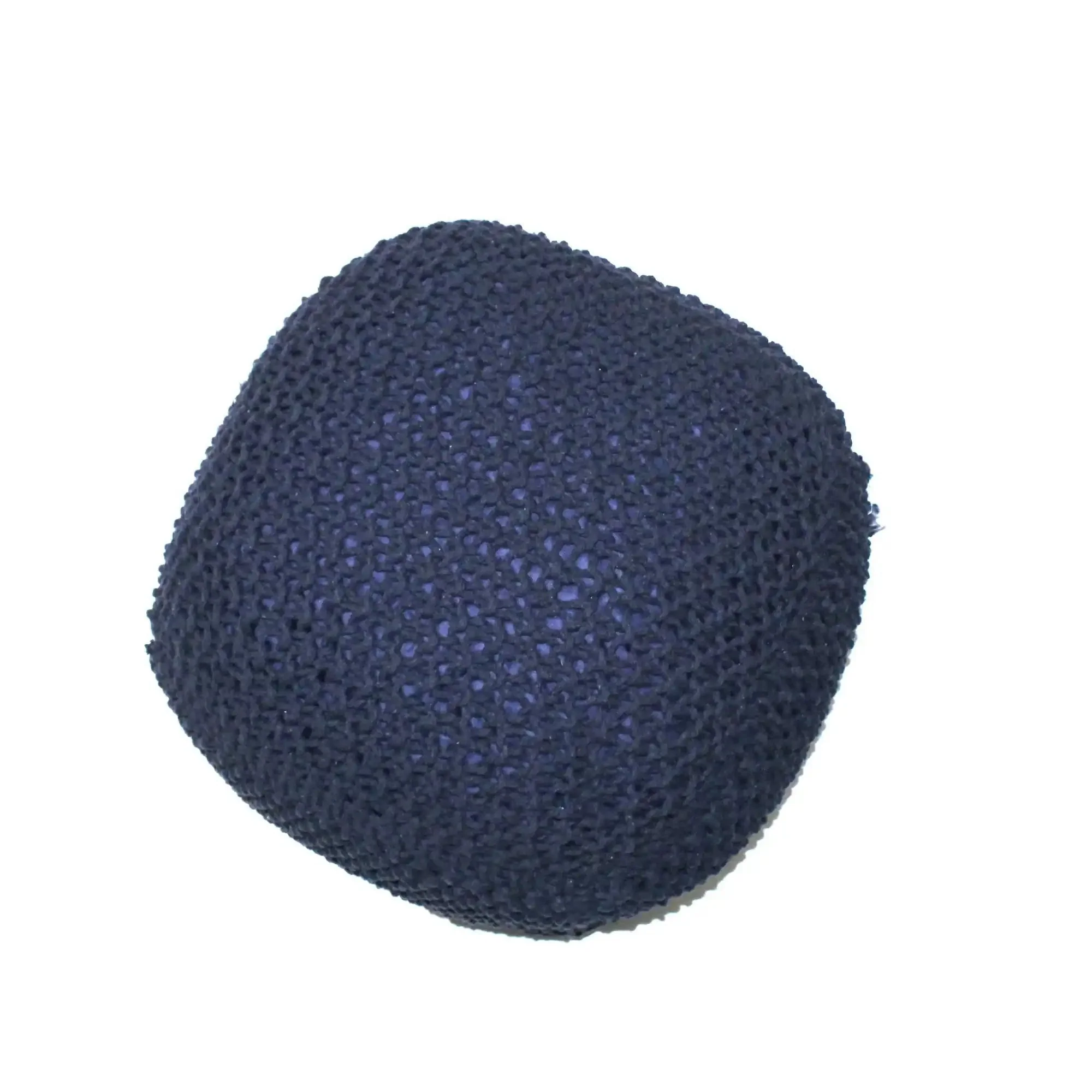 Semi Rounded Pouf Cable Knitted Perfect Seating - Image 16