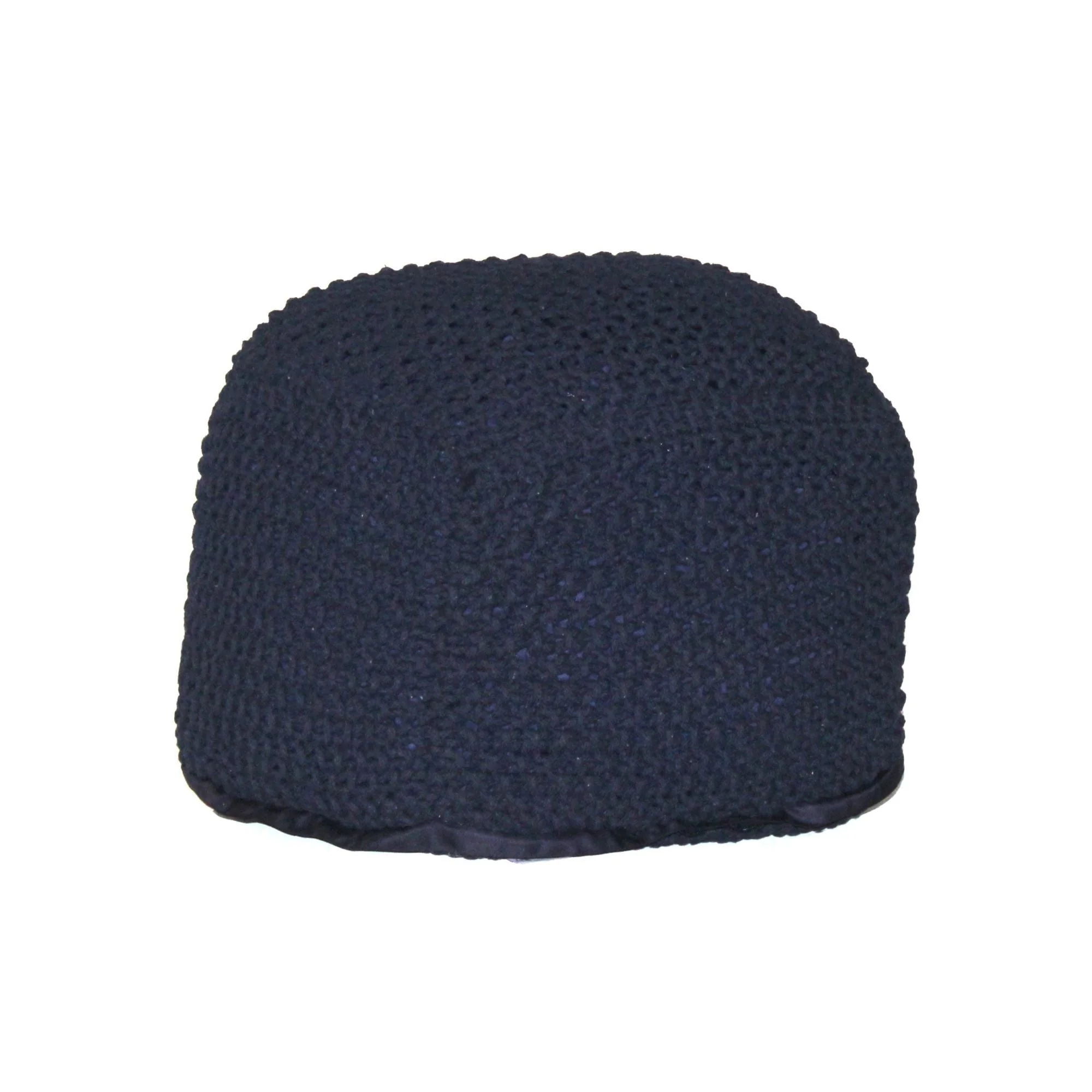 Semi Rounded Pouf Cable Knitted Perfect Seating - Image 21