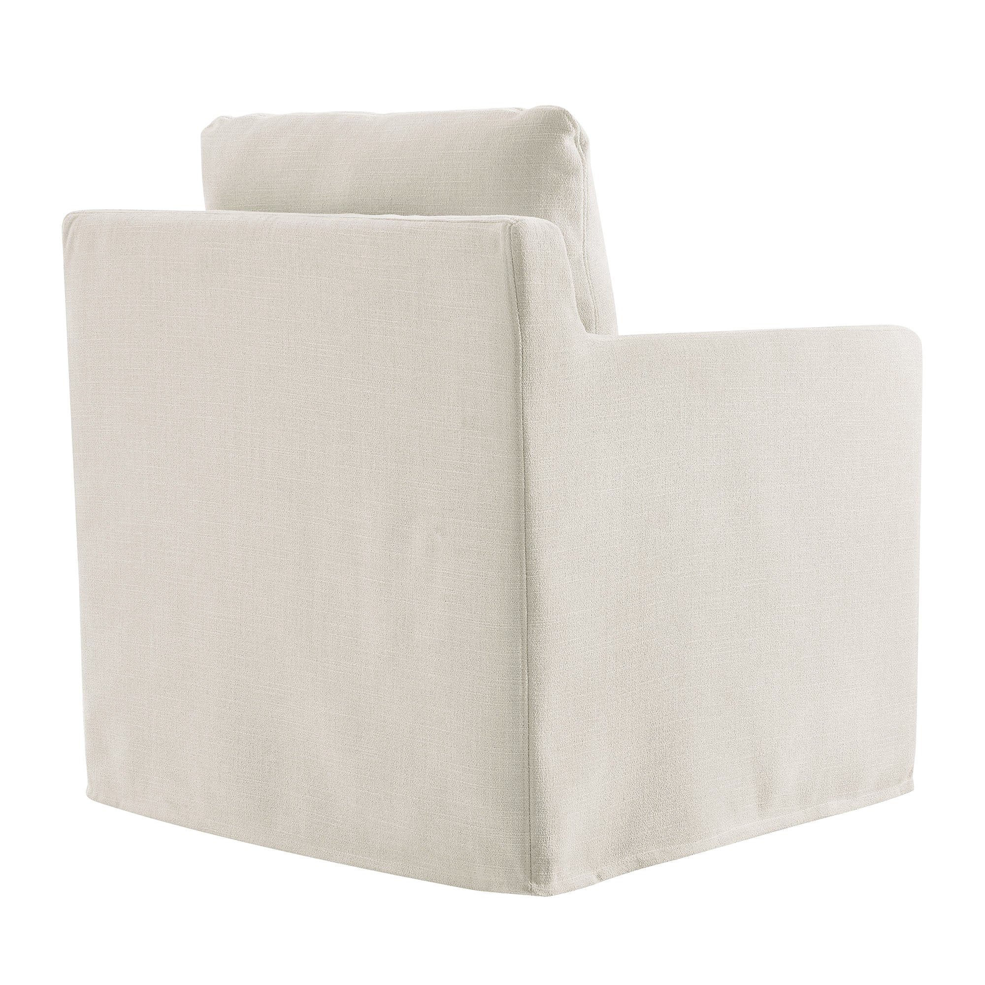 Serene Fabric Slipcovered Swivel Armchair by Modway - Image 14