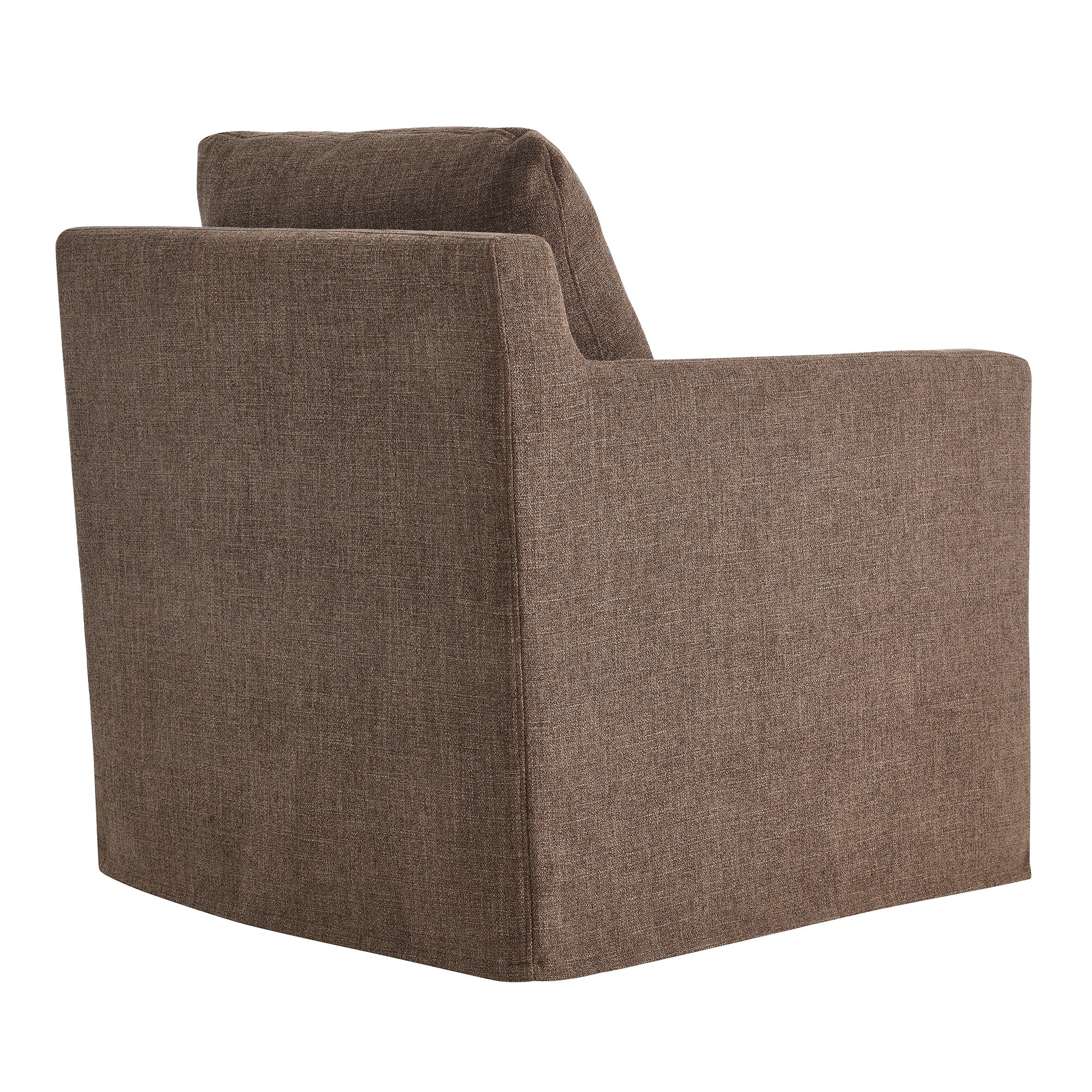 Serene Fabric Slipcovered Swivel Armchair by Modway - Image 15