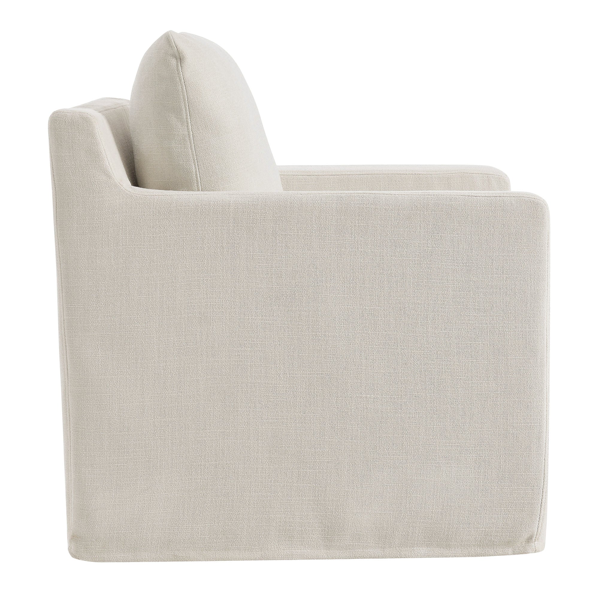 Serene Fabric Slipcovered Swivel Armchair by Modway - Image 17
