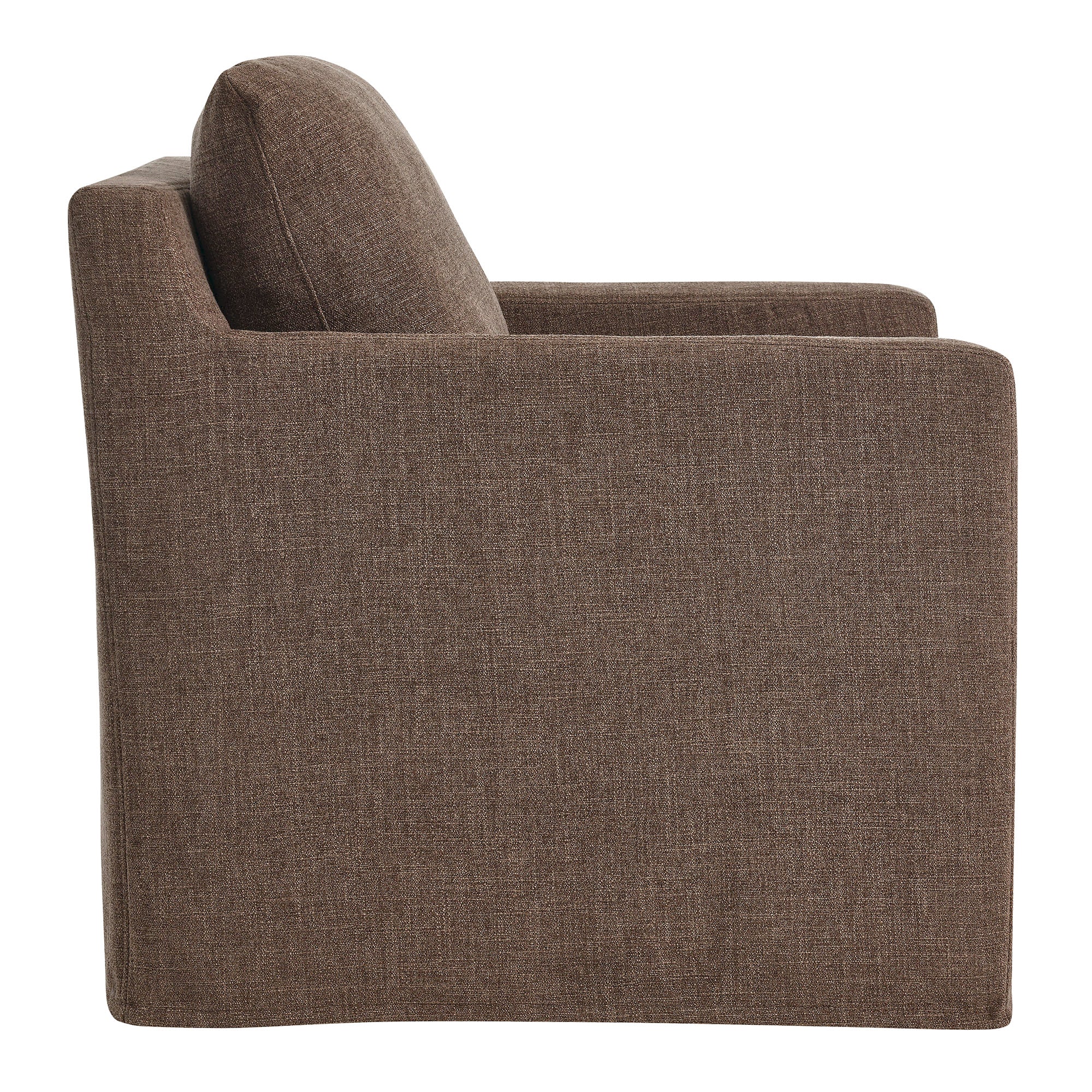 Serene Fabric Slipcovered Swivel Armchair by Modway - Image 18