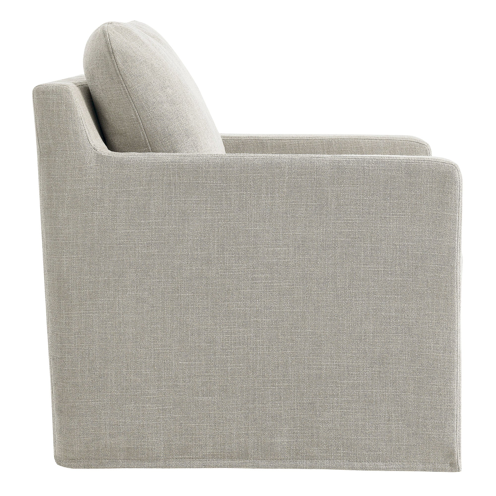 Serene Fabric Slipcovered Swivel Armchair by Modway - Image 19