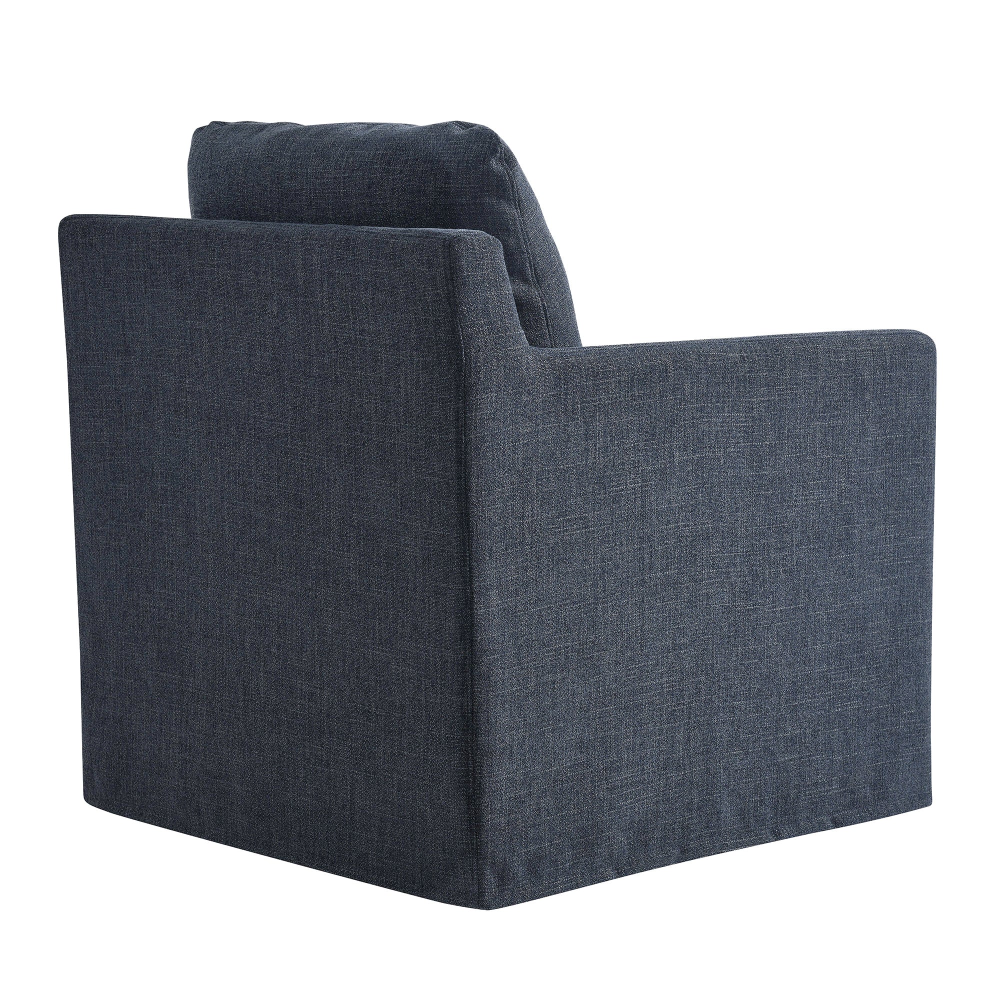 Serene Fabric Slipcovered Swivel Armchair by Modway - Image 5