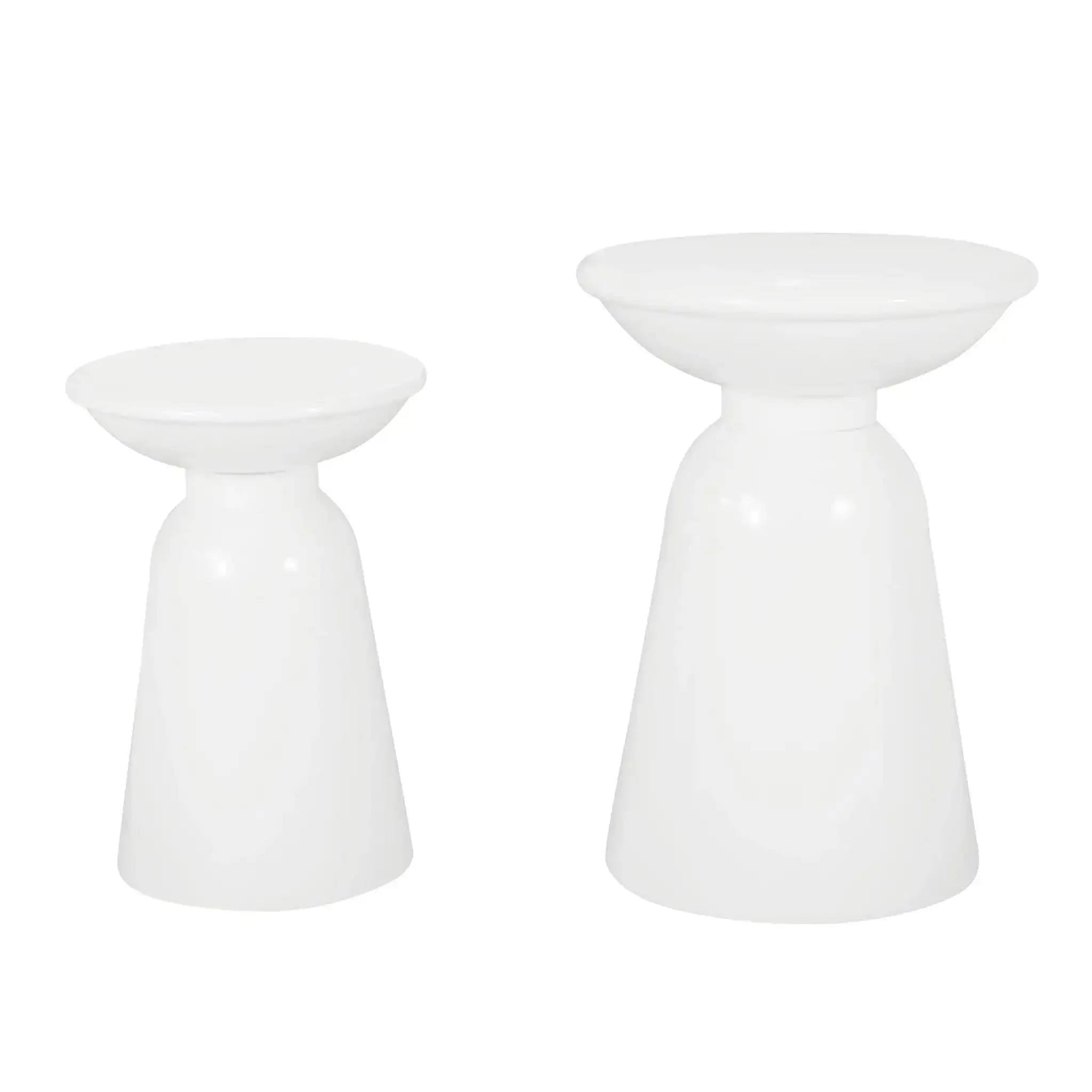 Serenita - Outdoor Side Tables With Flared Design (Set of 2) - Image 2