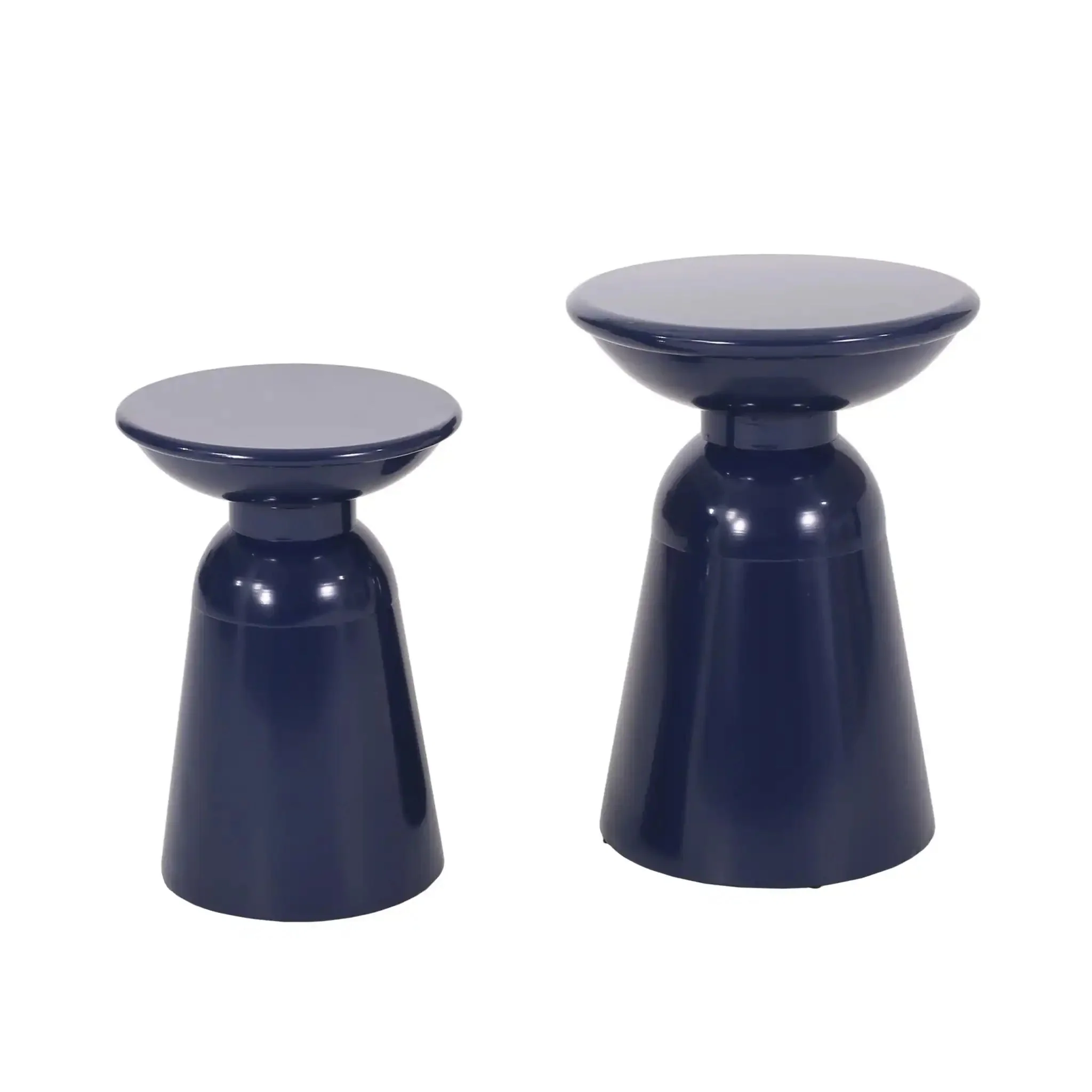 Serenita - Outdoor Side Tables With Flared Design (Set of 2) - Image 3