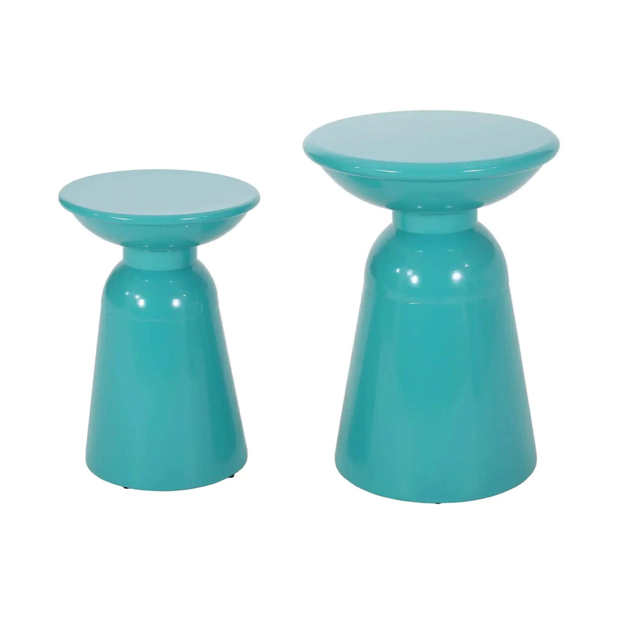 Serenita - Outdoor Side Tables With Flared Design (Set of 2) - Image 4