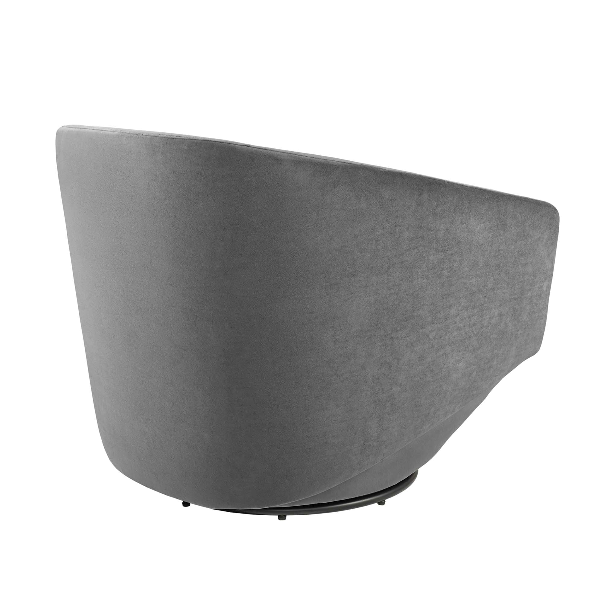 Series Performance Velvet Fabric Swivel Chair by Modway - Image 10