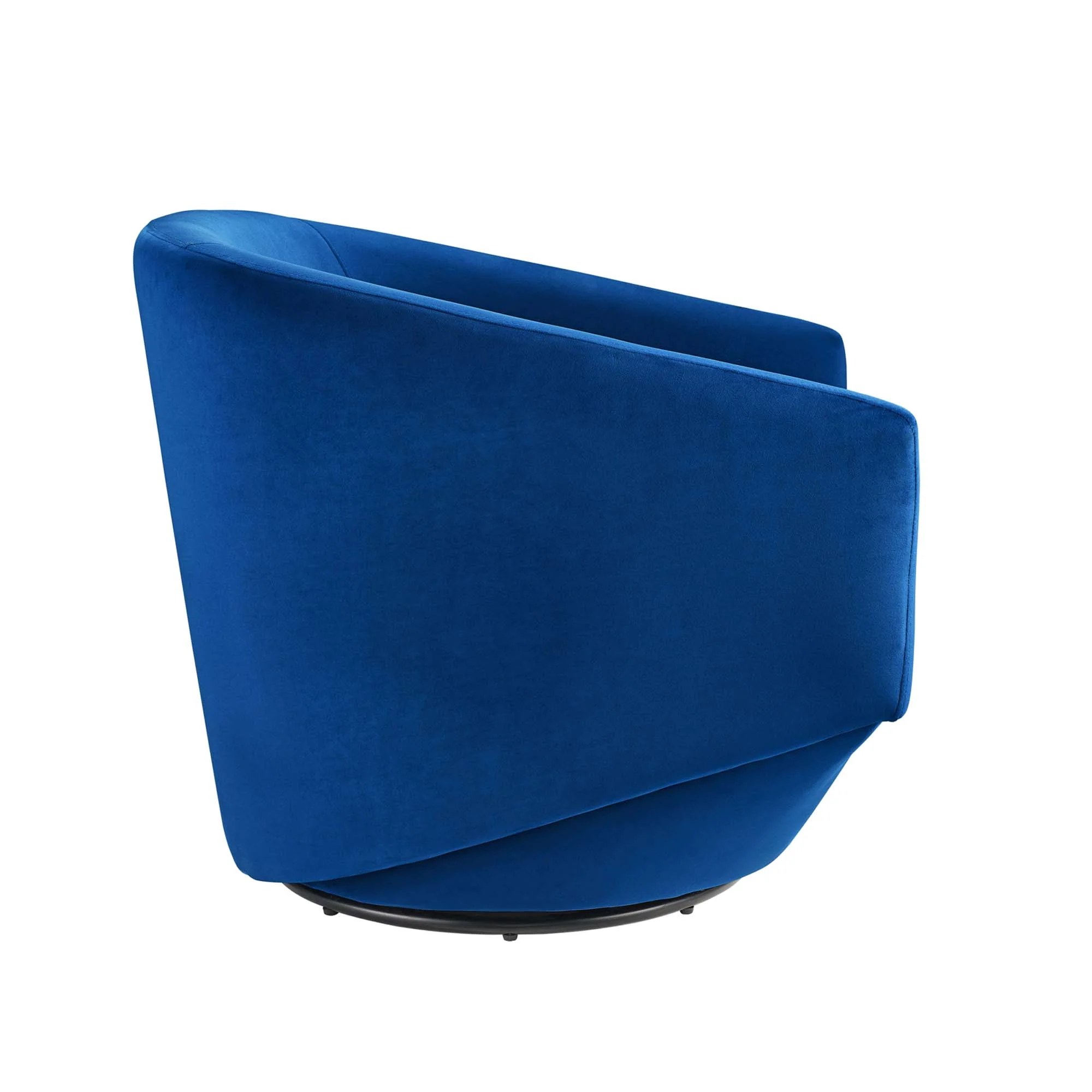 Series Performance Velvet Fabric Swivel Chair by Modway - Image 4