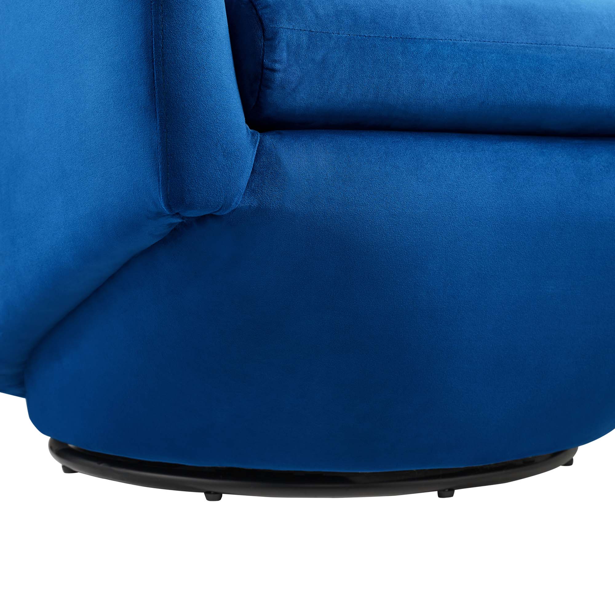 Series Performance Velvet Fabric Swivel Chair by Modway - Image 7