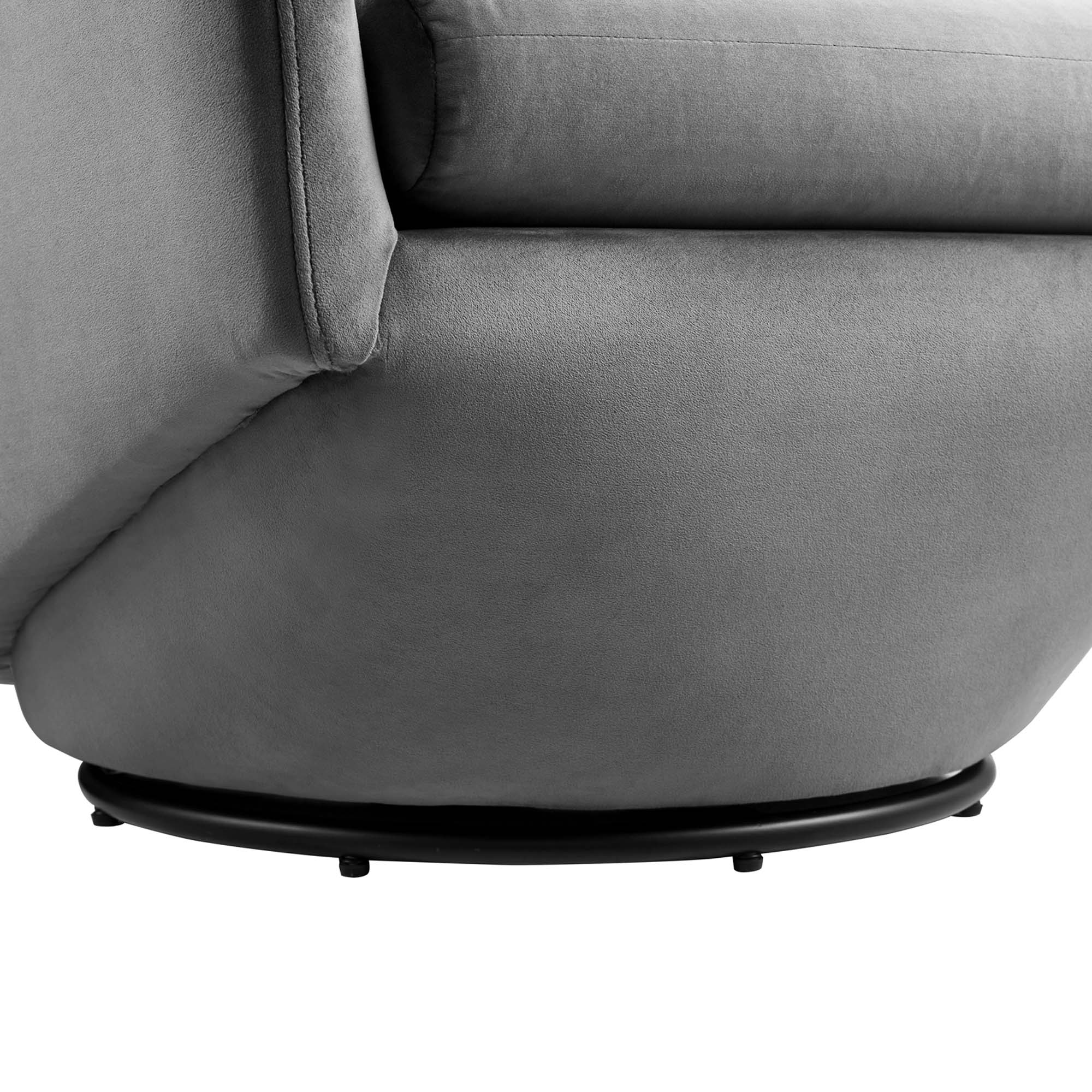 Series Performance Velvet Fabric Swivel Chair by Modway - Image 8