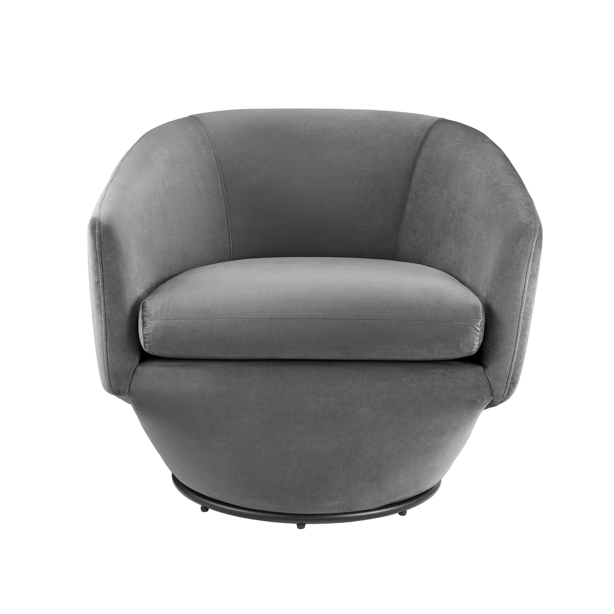 Series Performance Velvet Fabric Swivel Chair by Modway - Image 9