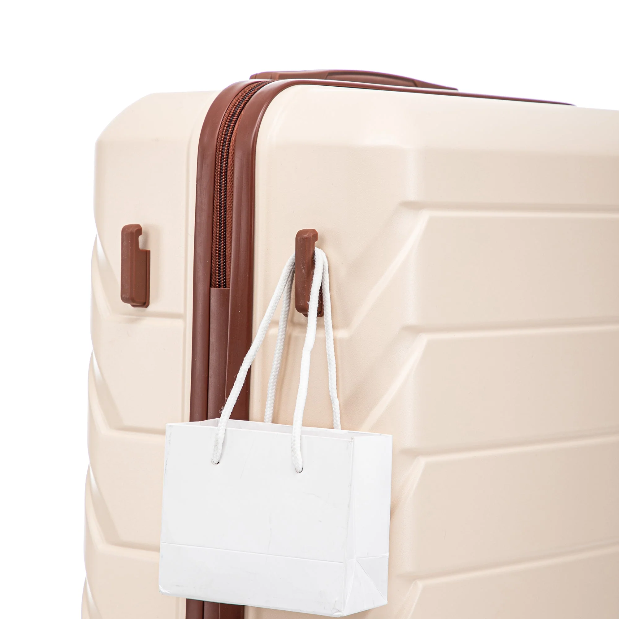 Set 3PCs 20'/24'/28' ABS Spinner Wheel Luggage - Beige - Image 15