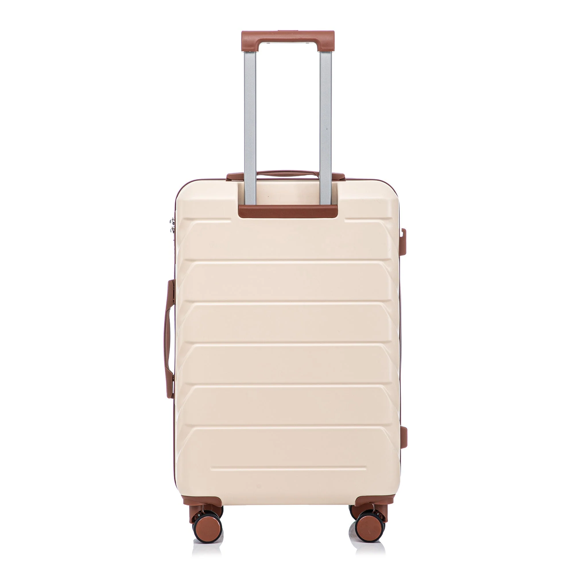 Set 3PCs 20'/24'/28' ABS Spinner Wheel Luggage - Beige - Image 24