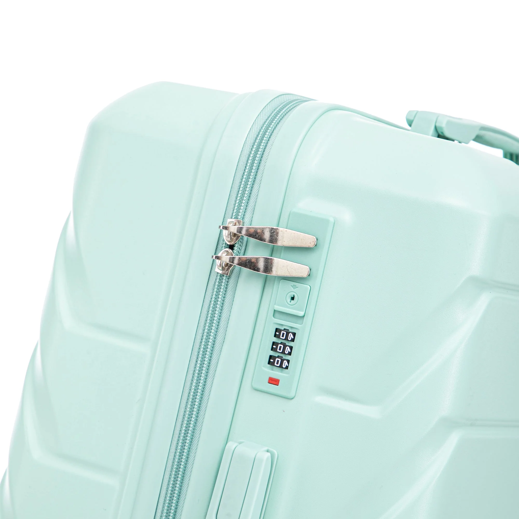 Set 3PCs 20'/24'/28' ABS Spinner Wheel Luggage - Mint Green - Image 15