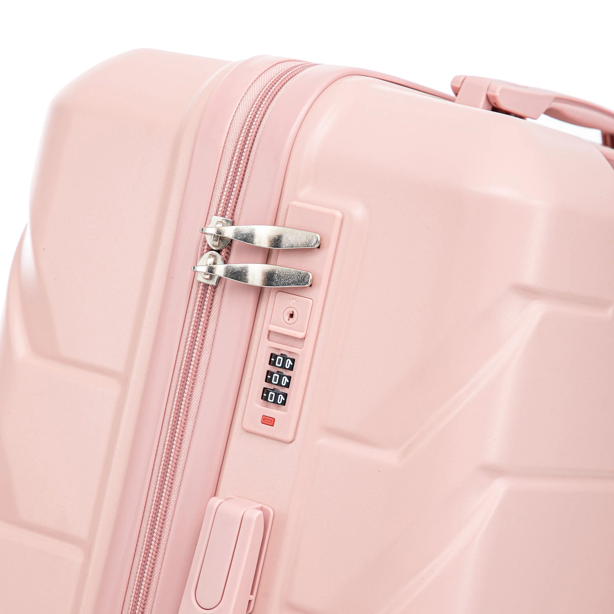 Set 3PCs 20'/24'/28' ABS Spinner Wheel Luggage - Pink - Image 15