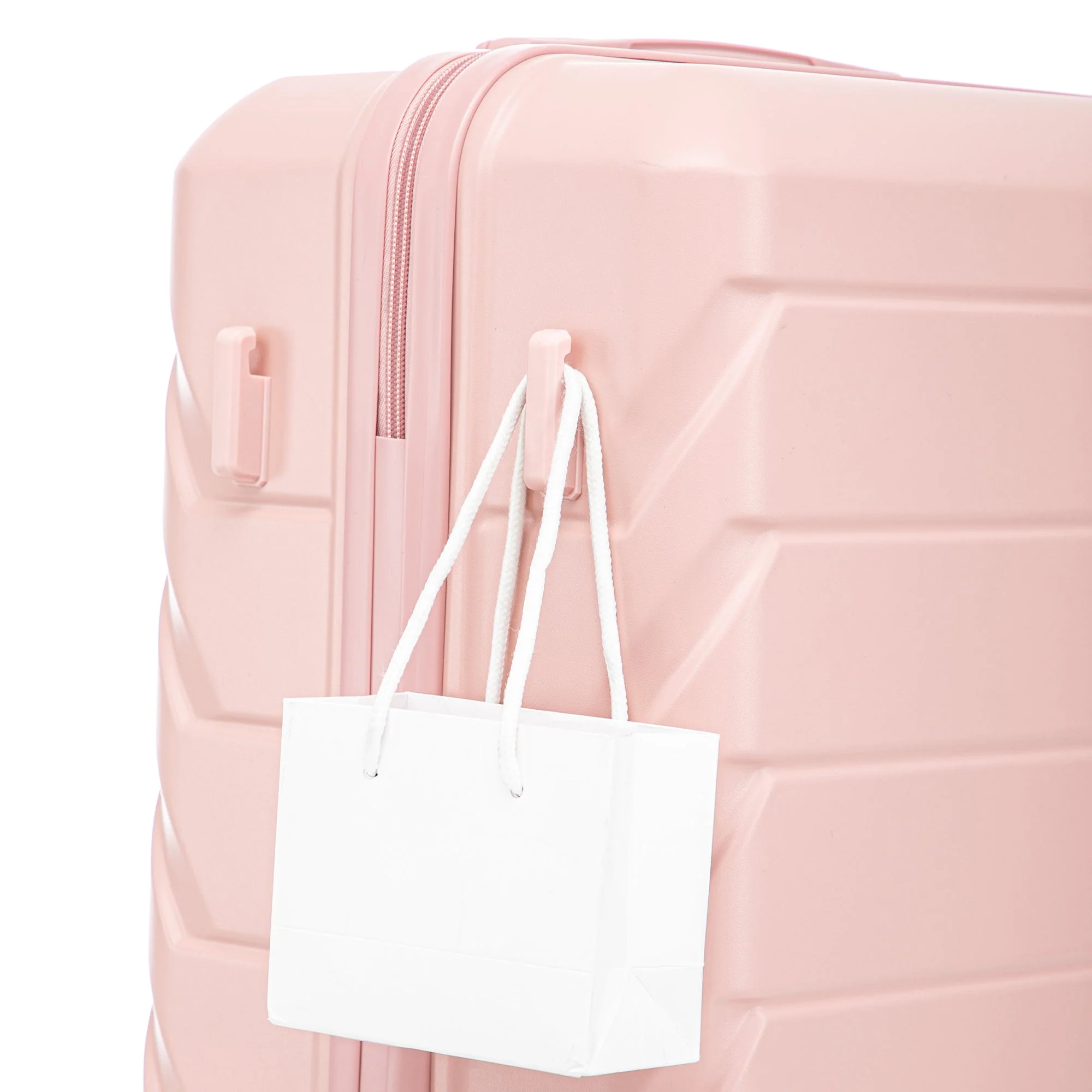 Set 3PCs 20'/24'/28' ABS Spinner Wheel Luggage - Pink - Image 16