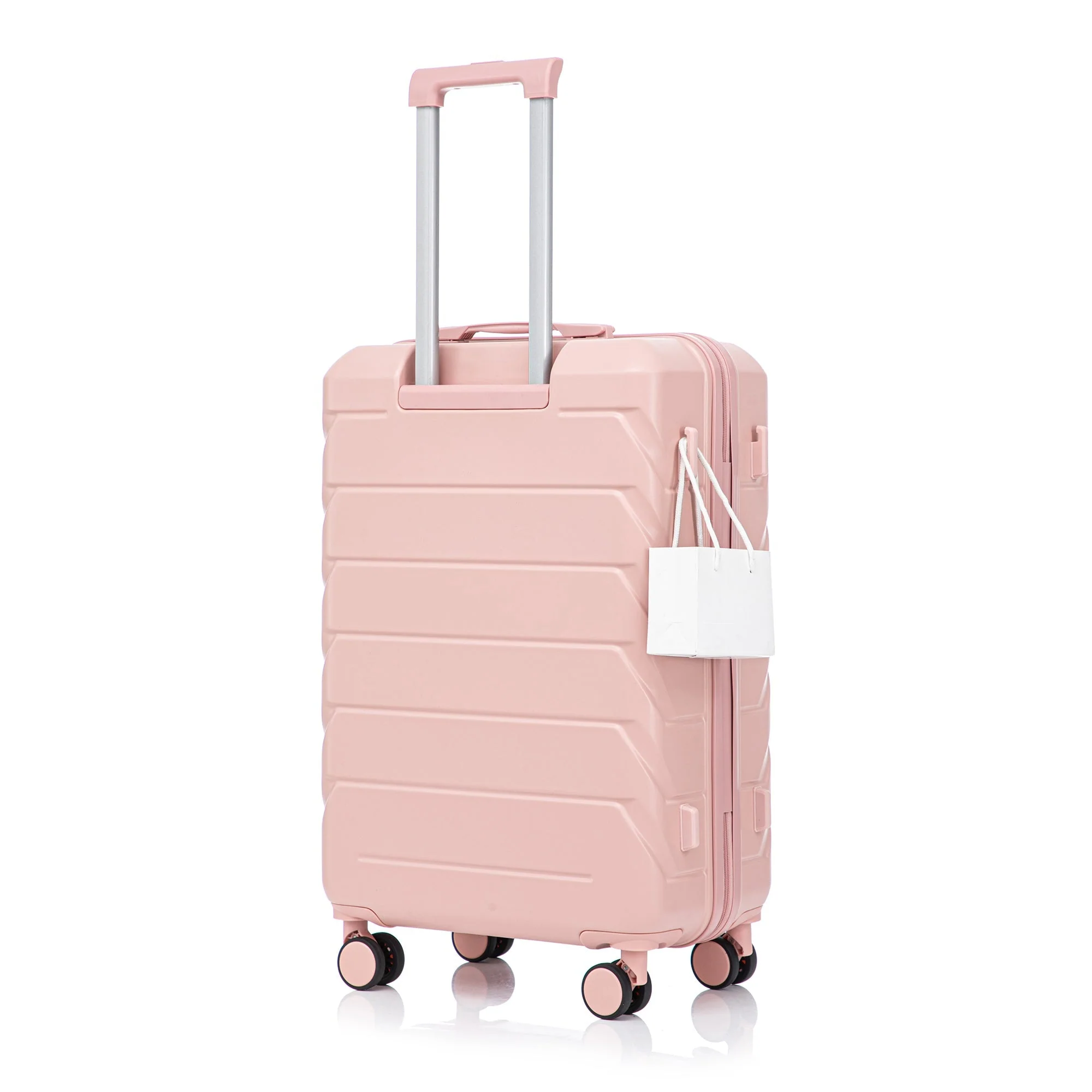 Set 3PCs 20'/24'/28' ABS Spinner Wheel Luggage - Pink - Image 23