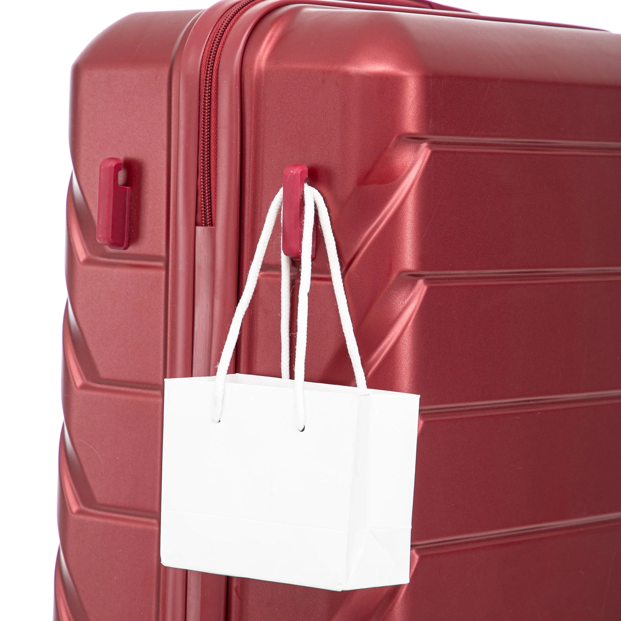 Set 3PCs 20'/24'/28' ABS Spinner Wheel Luggage Wine Red - Image 17