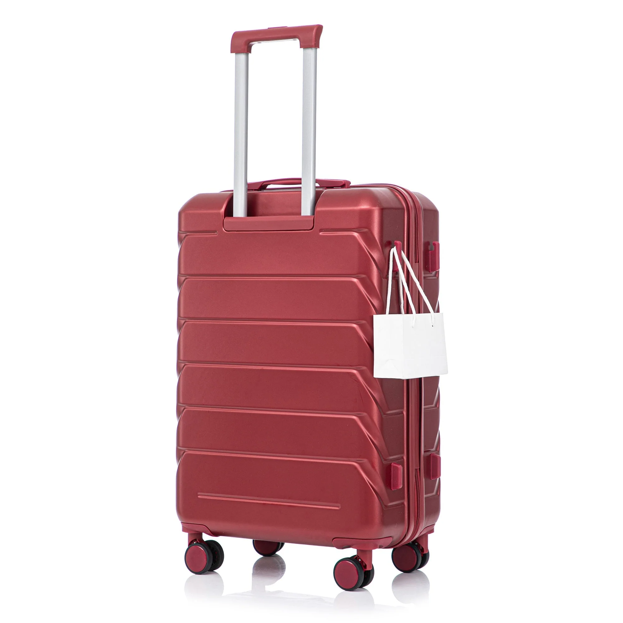Set 3PCs 20'/24'/28' ABS Spinner Wheel Luggage Wine Red - Image 23