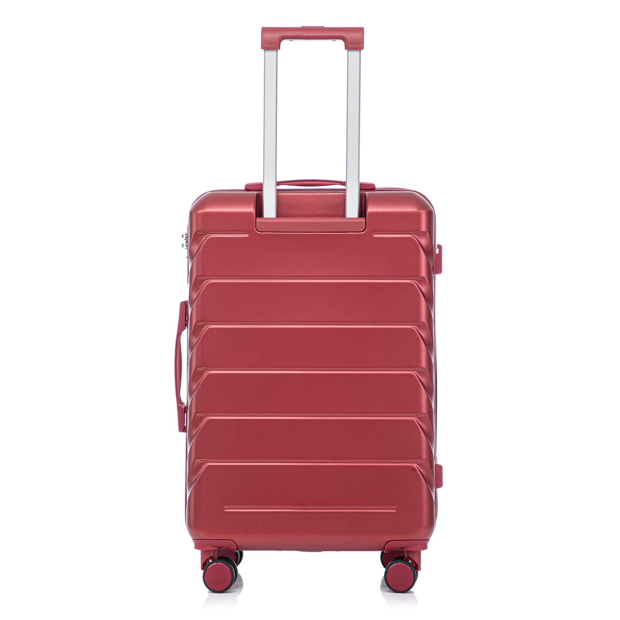 Set 3PCs 20'/24'/28' ABS Spinner Wheel Luggage Wine Red - Image 26
