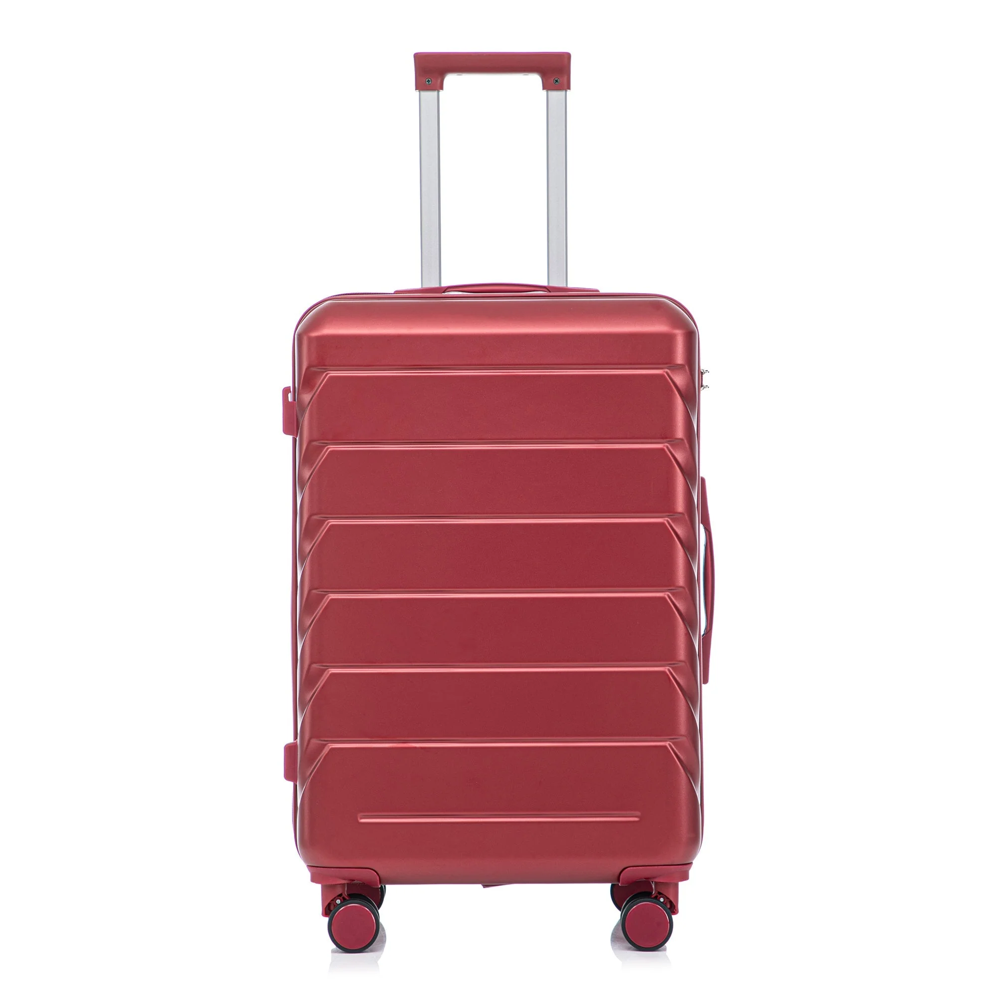 Set 3PCs 20'/24'/28' ABS Spinner Wheel Luggage Wine Red - Image 27