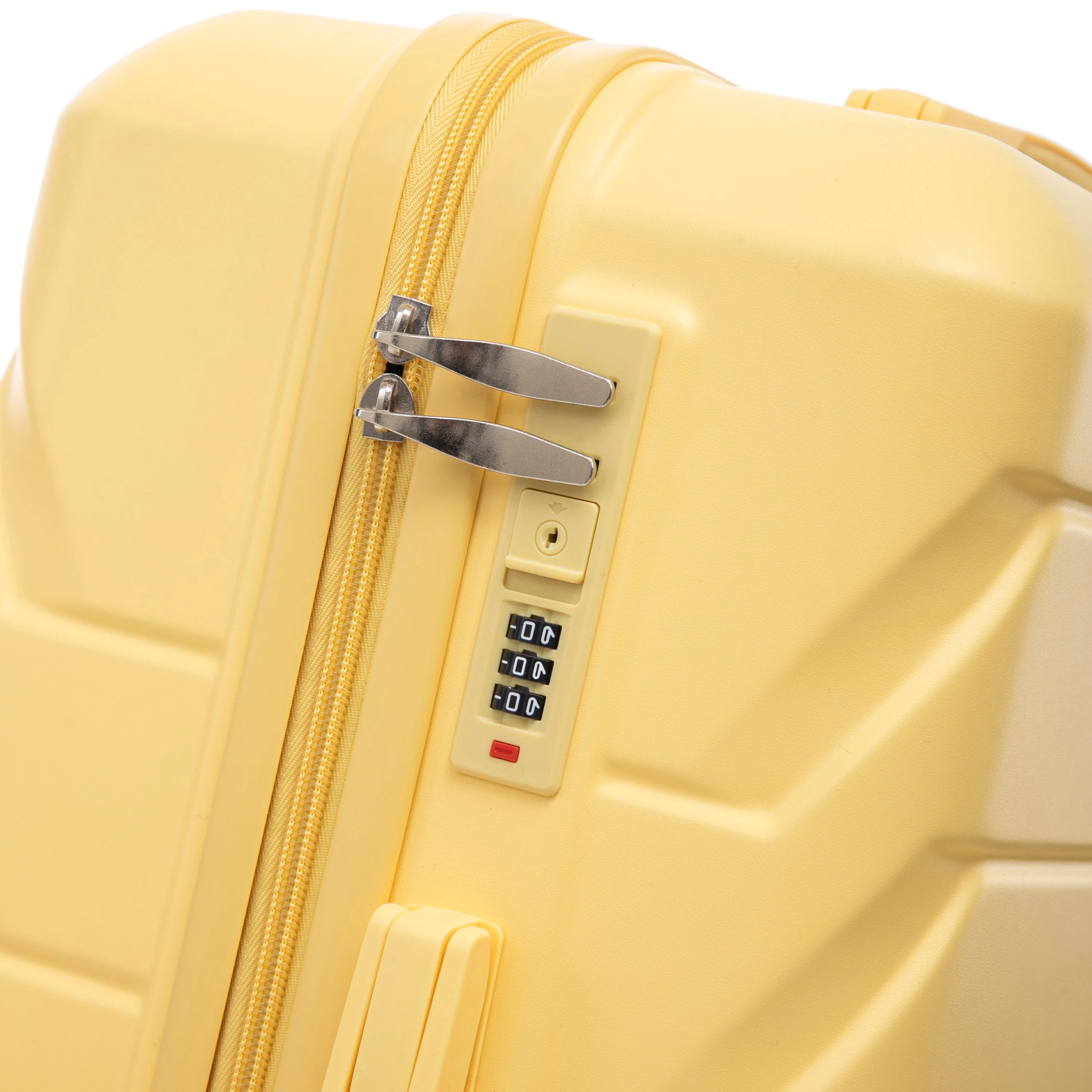 Set 3PCs 20'/24'/28' ABS Spinner Wheel Luggage - Yellow - Image 13
