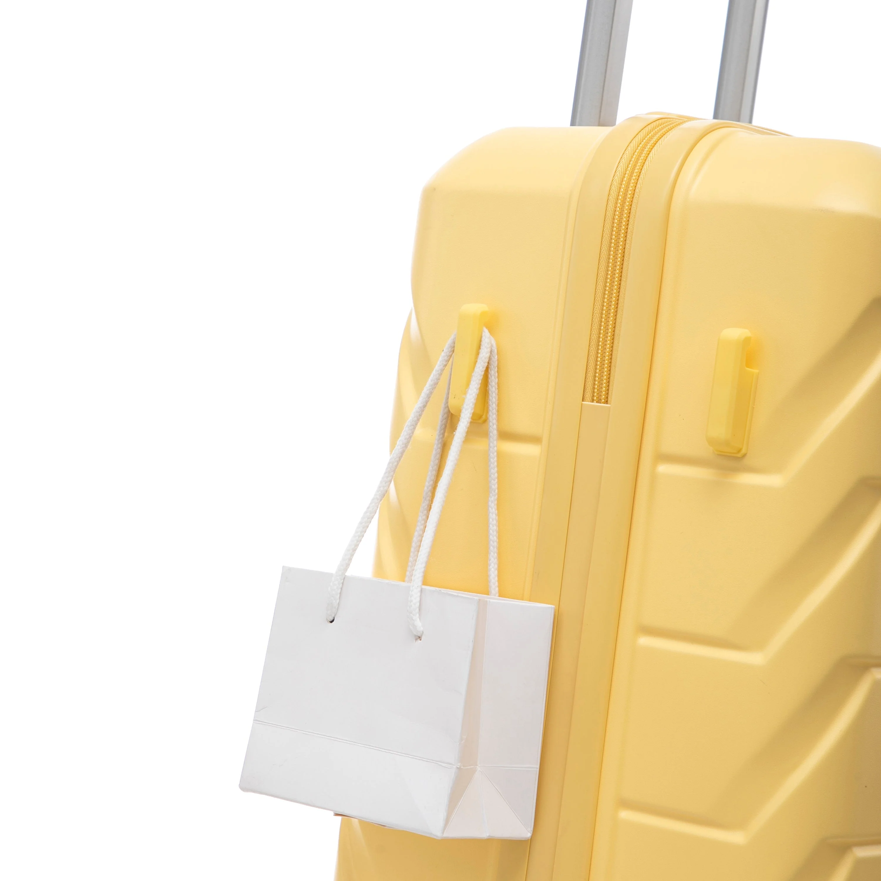 Set 3PCs 20'/24'/28' ABS Spinner Wheel Luggage - Yellow - Image 16