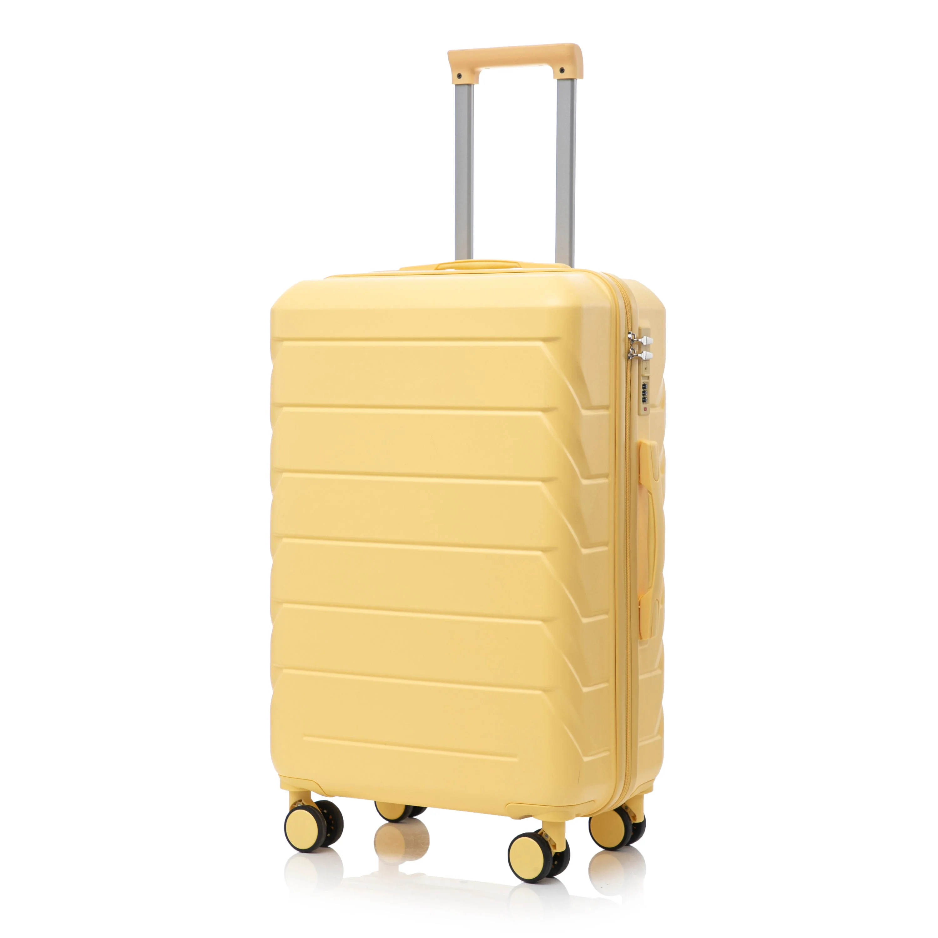 Set 3PCs 20'/24'/28' ABS Spinner Wheel Luggage - Yellow - Image 22