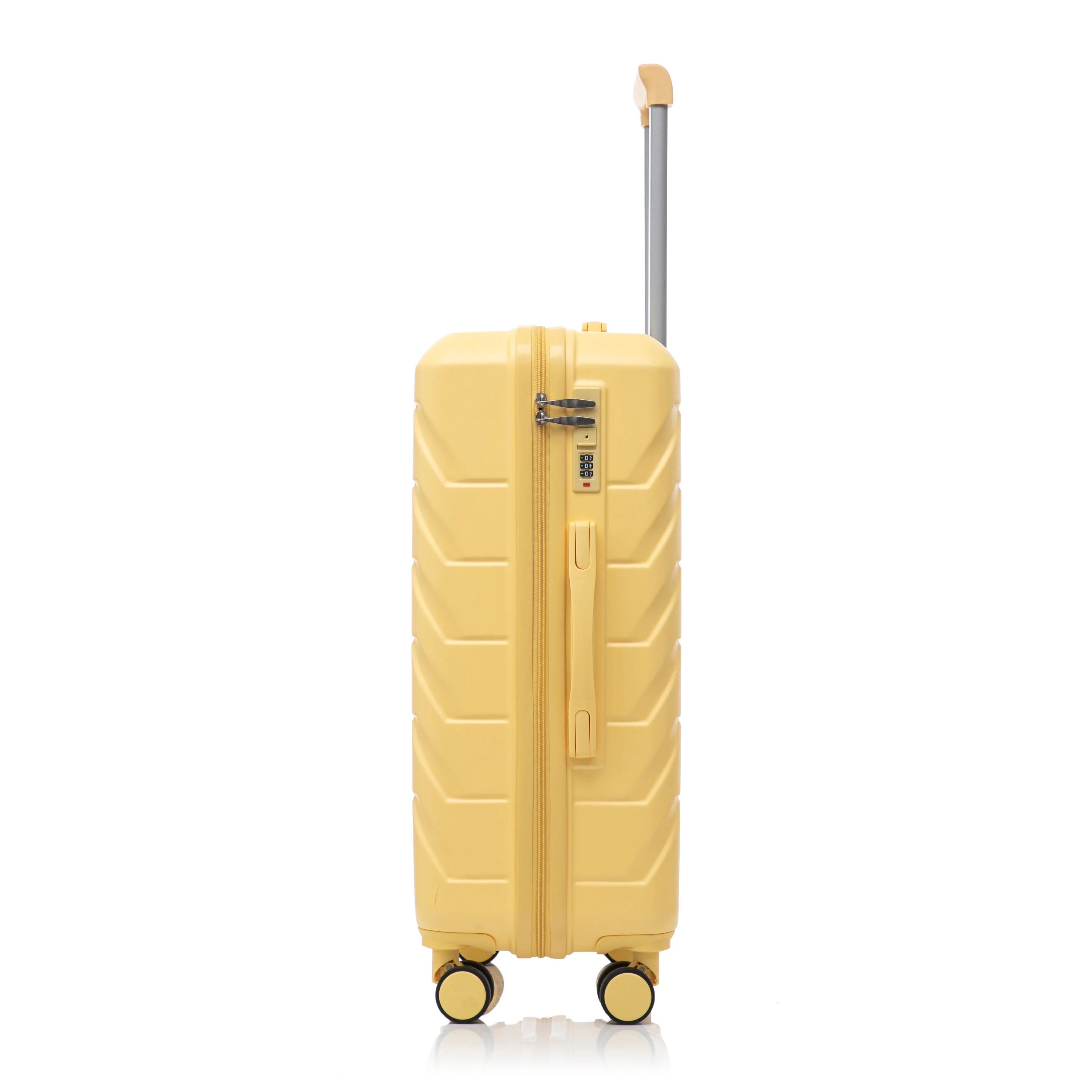 Set 3PCs 20'/24'/28' ABS Spinner Wheel Luggage - Yellow - Image 26