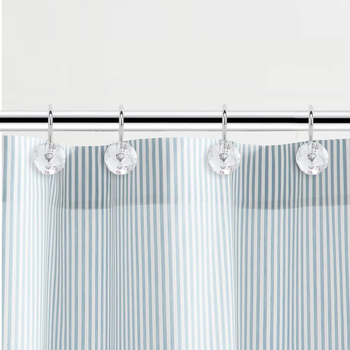 Set of 12 Rust Resistant Shower Curtain Hooks - 6 Designs - Image 19