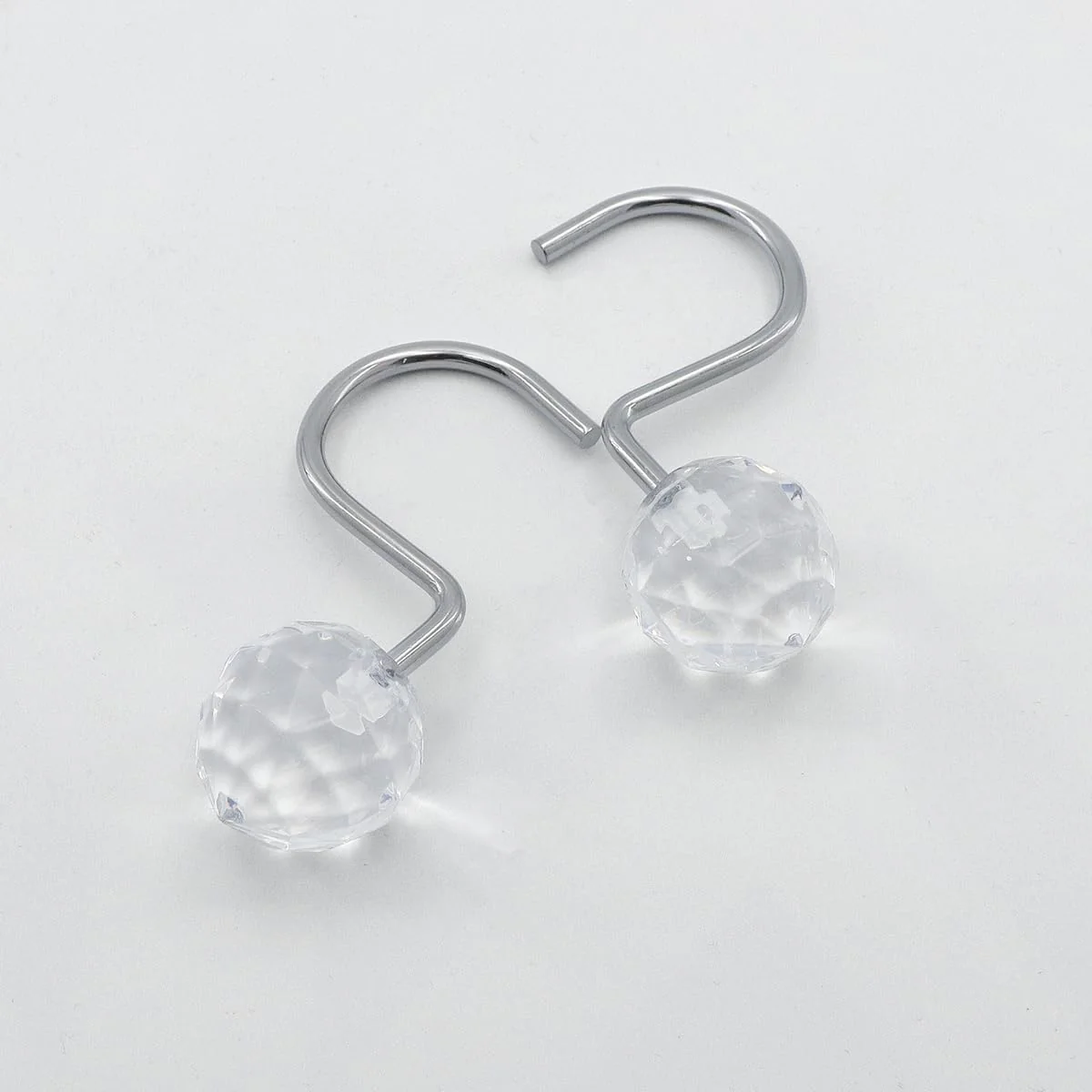 Set of 12 Rust Resistant Shower Curtain Hooks - 6 Designs - Image 6