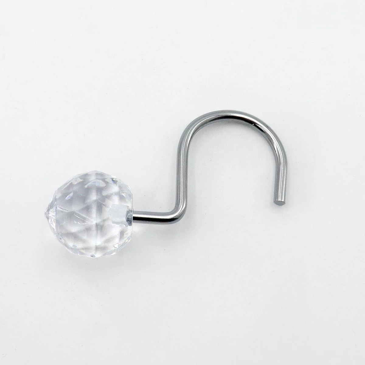 Set of 12 Rust Resistant Shower Curtain Hooks - 6 Designs - Image 7