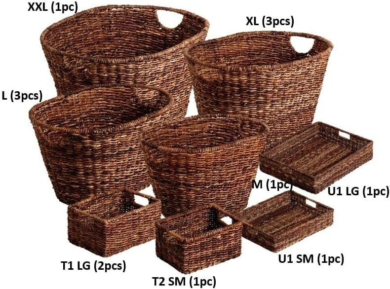 Set of 13 Pc Bacbac Basket Set - Image 3