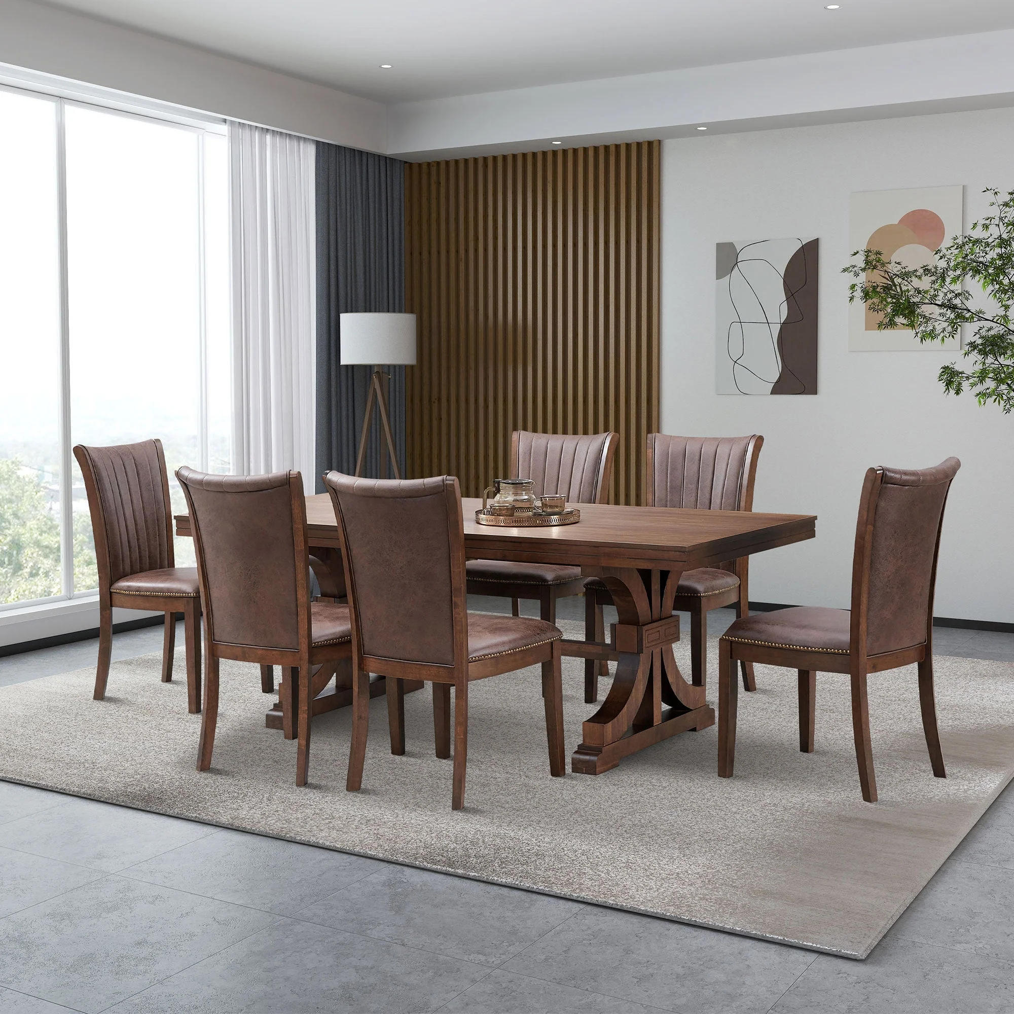 Set of 2 Mid-Century Modern Dining Chairs - Image 7