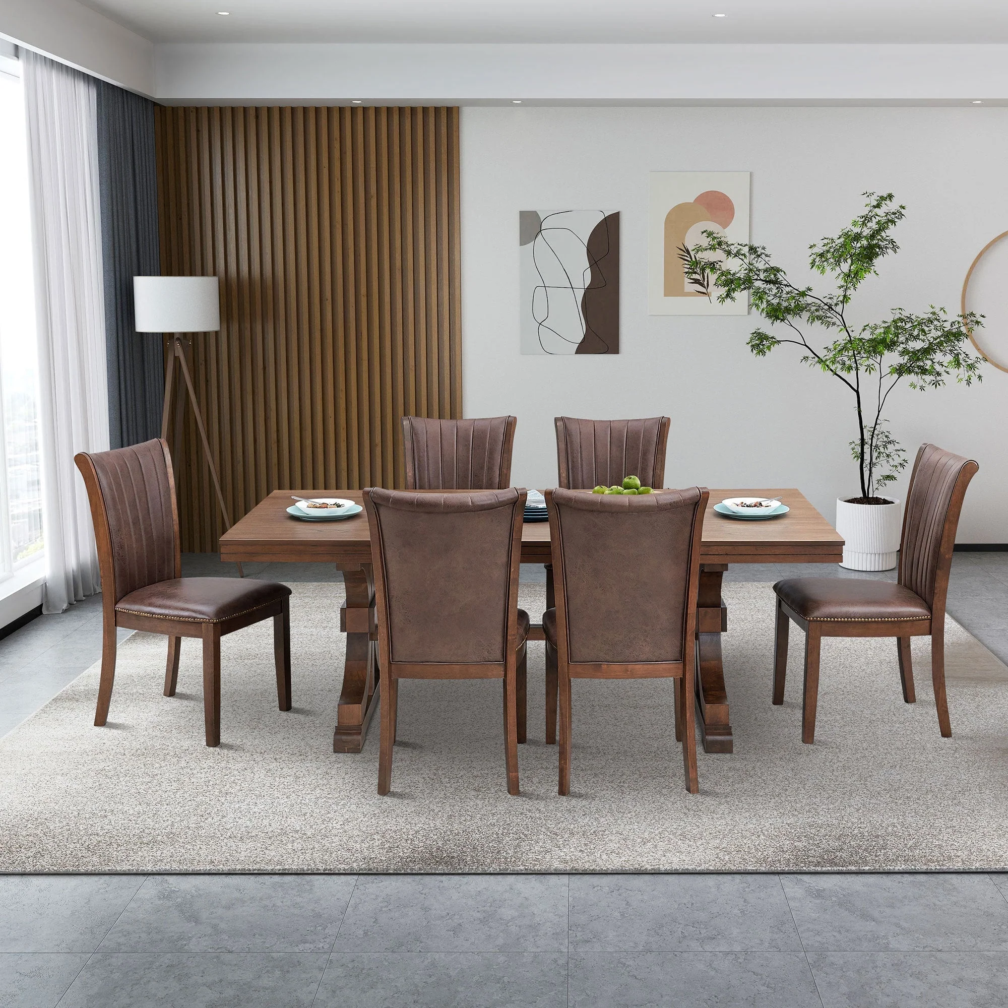 Set of 2 Mid-Century Modern Dining Chairs - Image 8