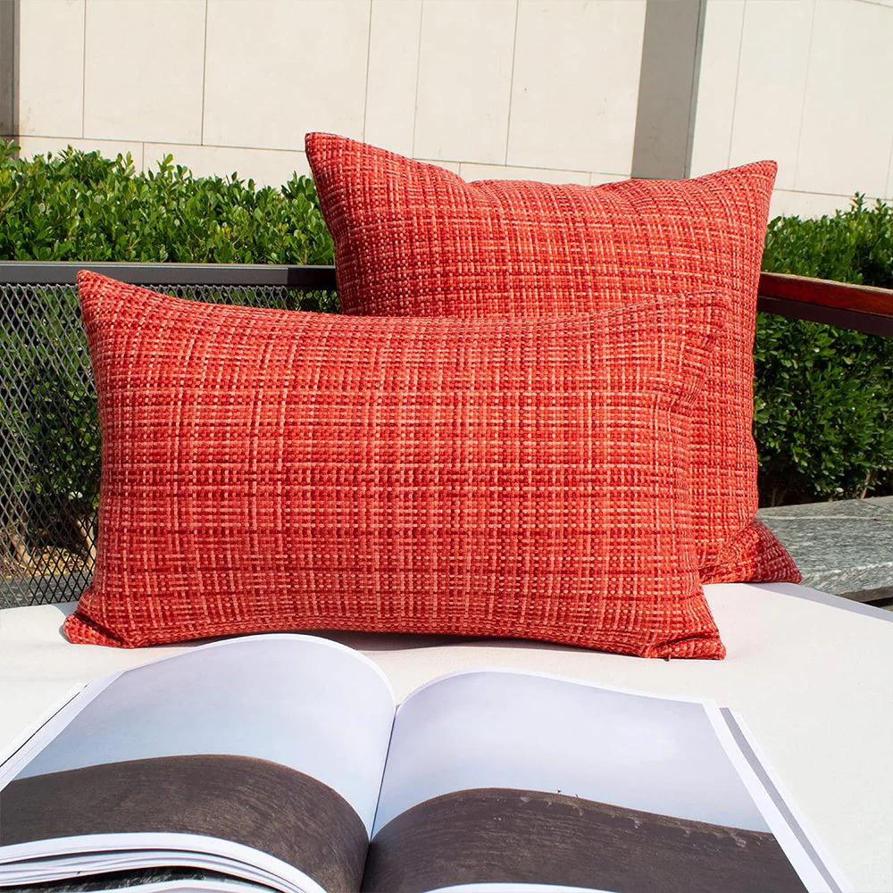 Set of 2 Premium Outdoor Waterproof Throw Pillows (With inserts) 2 sizes - Image 12
