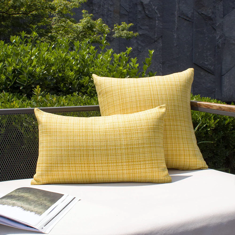 Set of 2 Premium Outdoor Waterproof Throw Pillows (With inserts) 2 sizes - Image 16