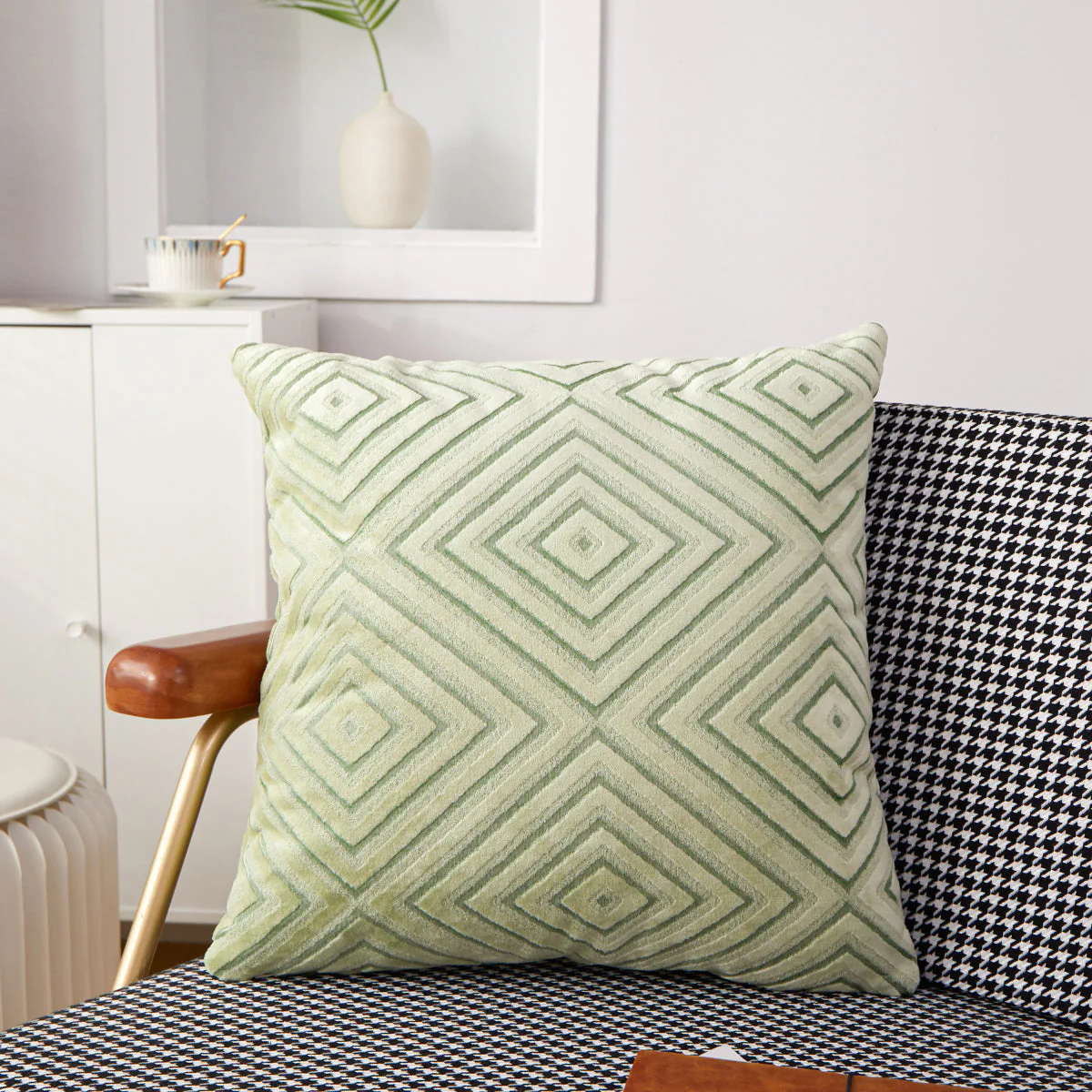 Set of 2 Soft Warm Decorative Throw Pillow covers 18x18 inches, pack of 2 throw pillow covers - Image 10