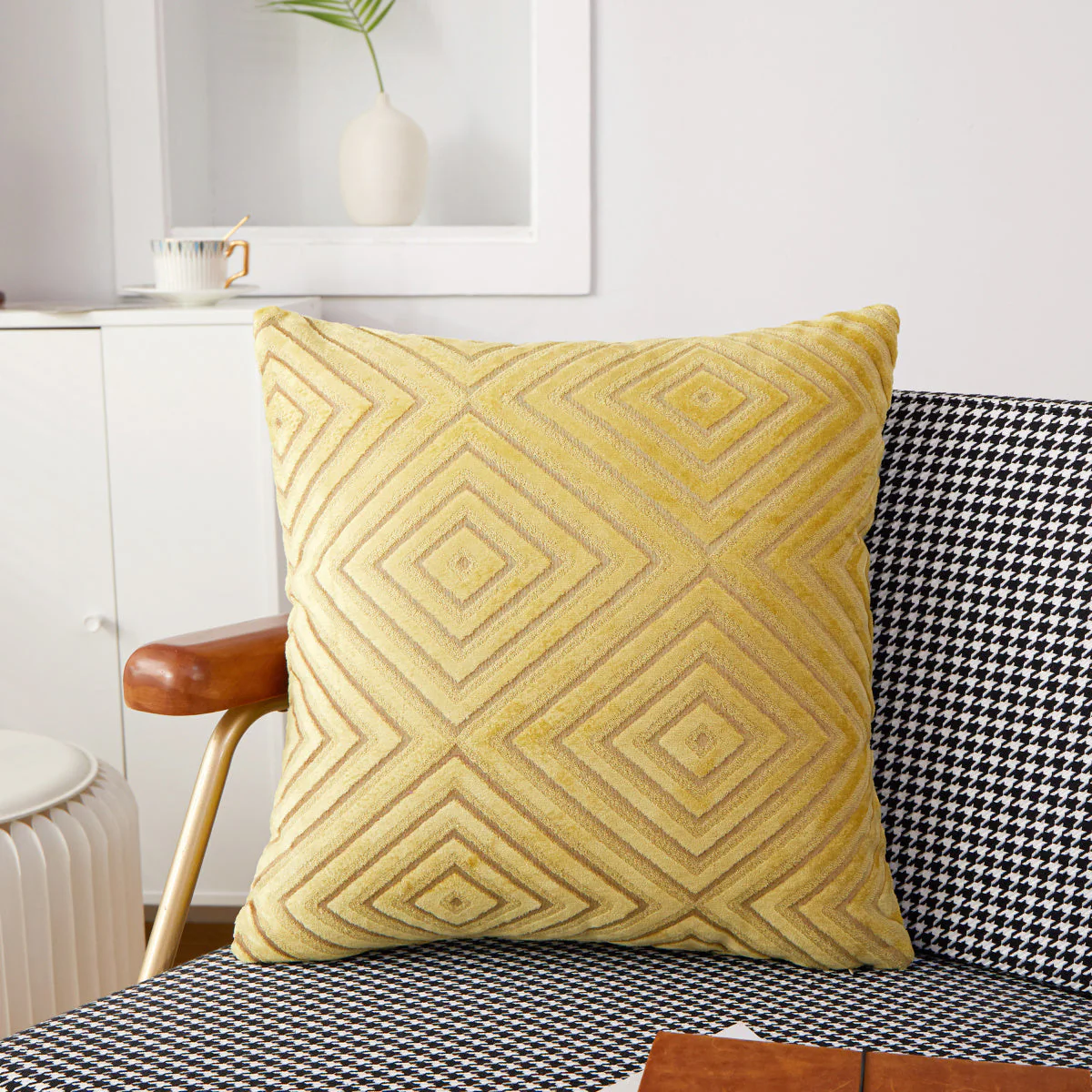 Set of 2 Soft Warm Decorative Throw Pillow covers 18x18 inches, pack of 2 throw pillow covers - Image 6