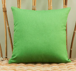 Set of 2 Solid Color Outdoor Waterproof Throw Pillow covers Square 18"x18" or Rectangle 12"x20" - Image 4