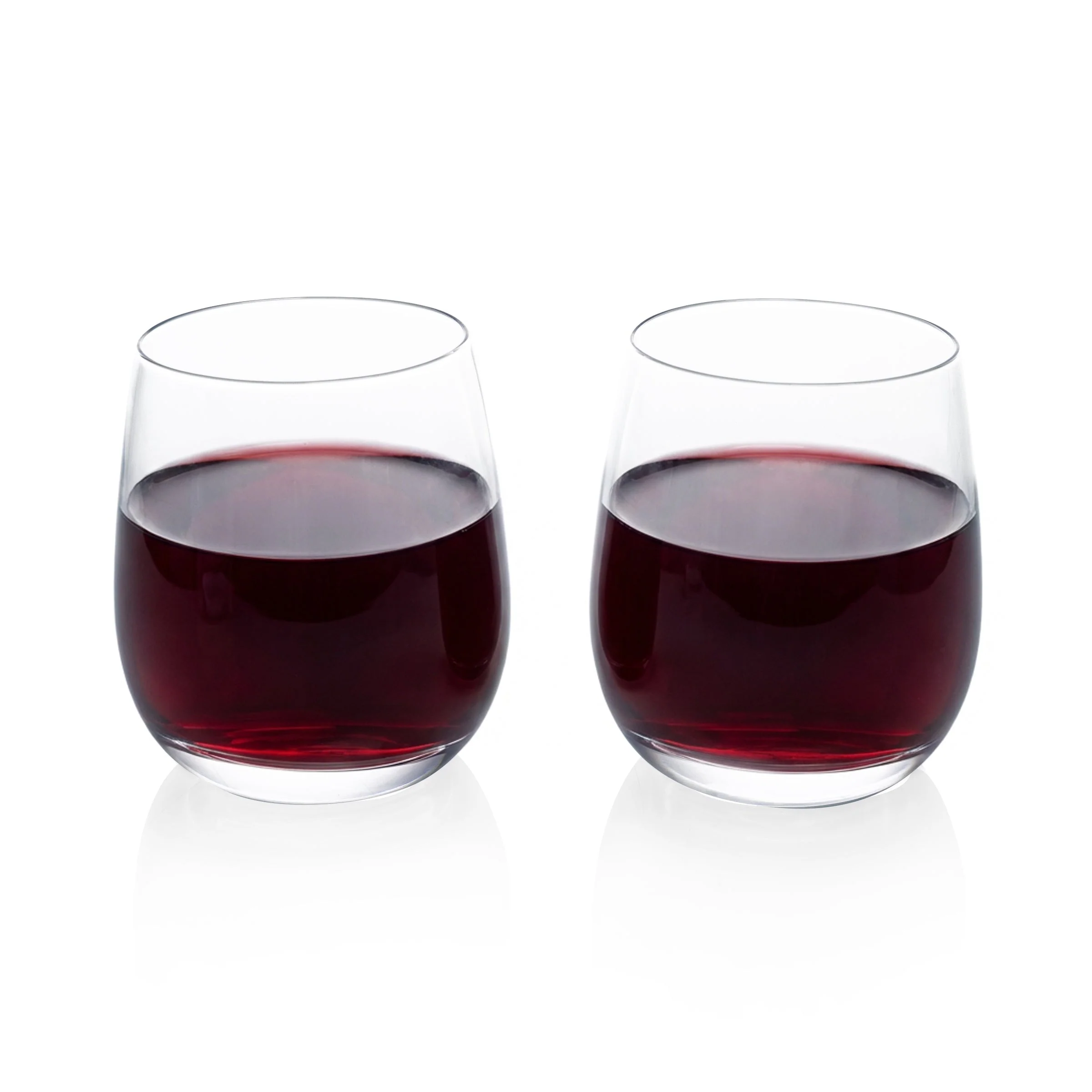Set of 2 Stemless Wine Glasses - Image 2
