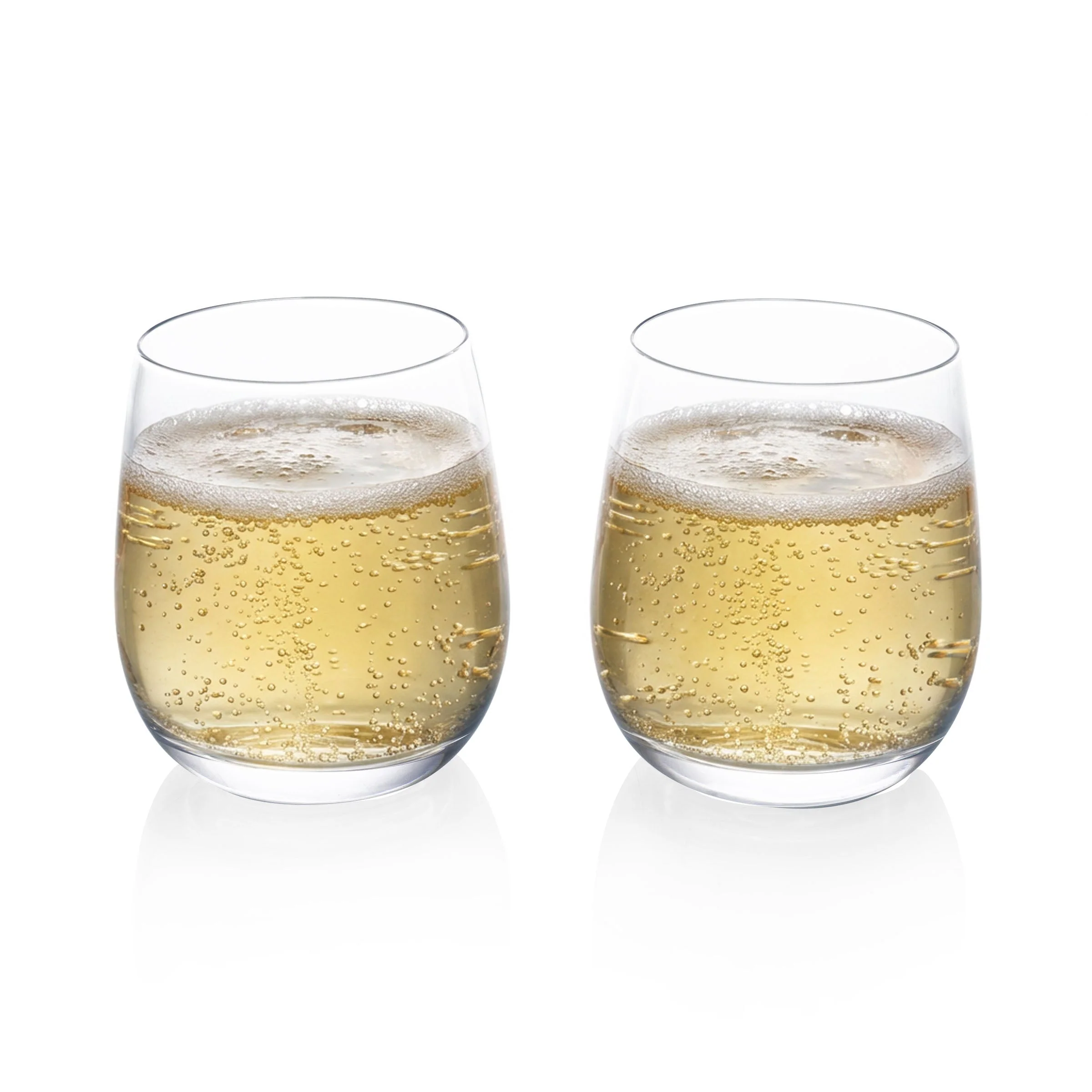 Set of 2 Stemless Wine Glasses - Image 3