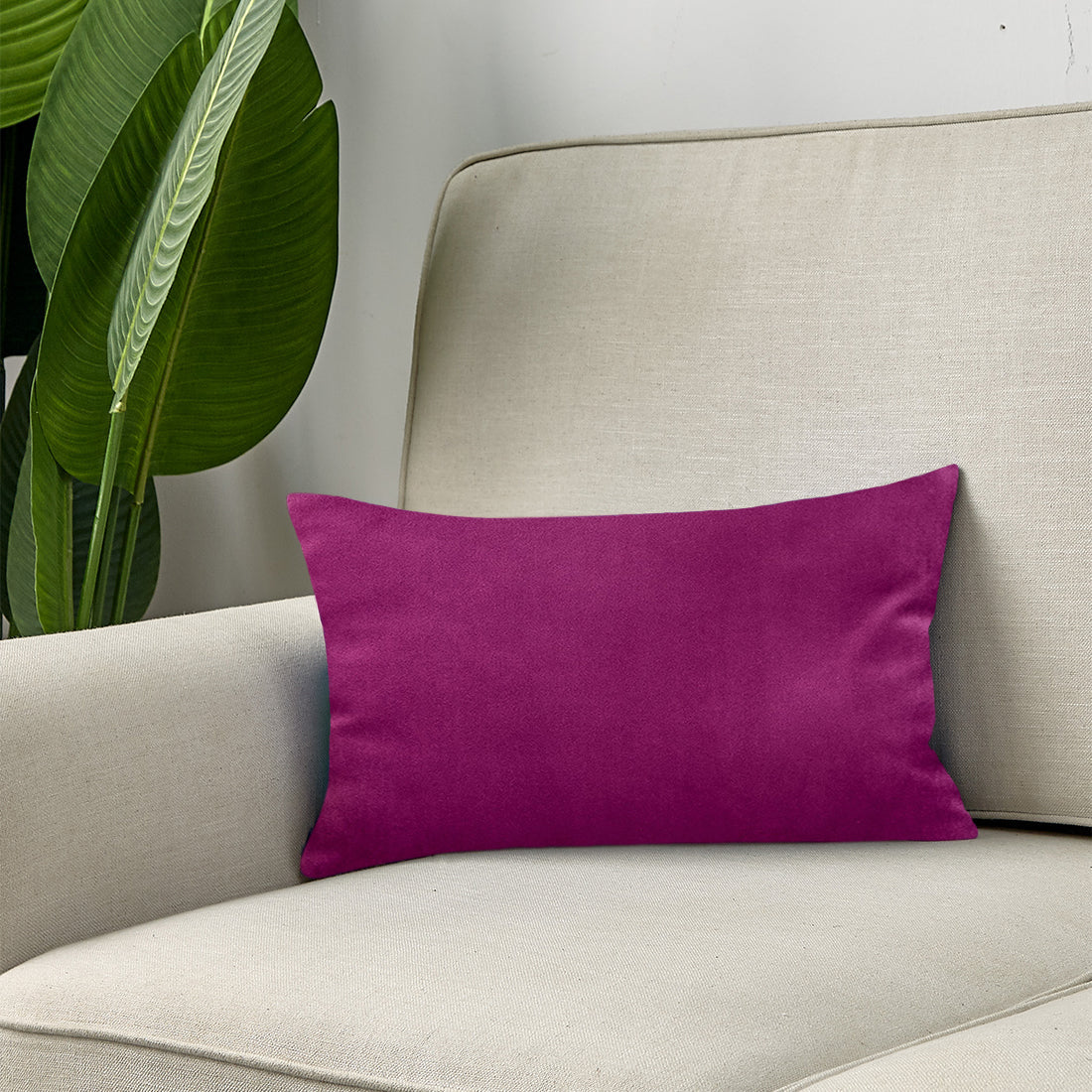 Set of 2 Velvet Solid Colors Throw Pillow covers 4 sizes many colors to choose  2 covers only - Image 13