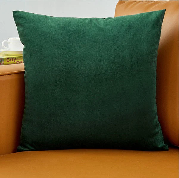 Set of 2 Velvet Solid Colors Throw Pillow covers 4 sizes many colors to choose  2 covers only - Image 7