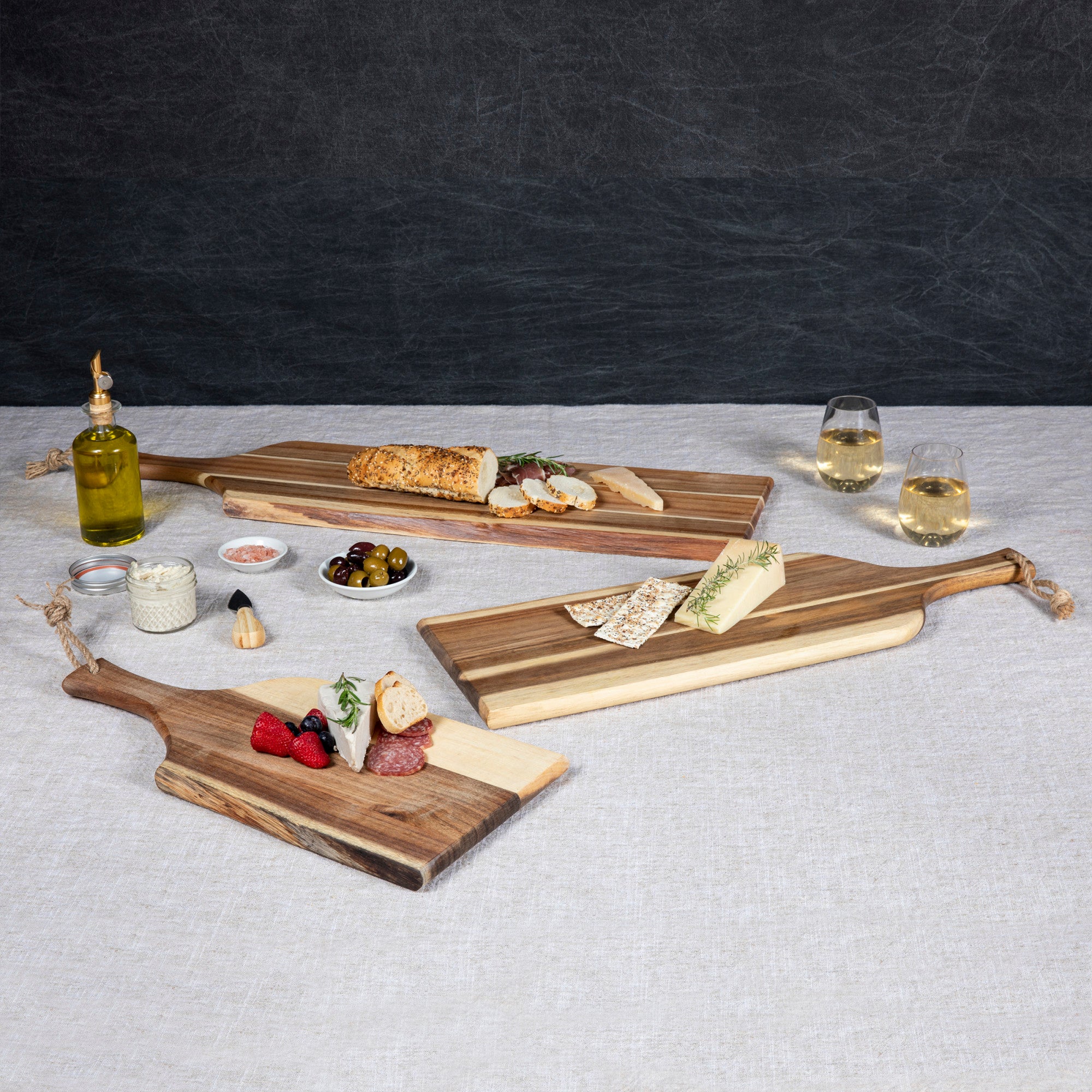 Set of 3 Artisan Serving Planks (18", 24", 30") - Image 3
