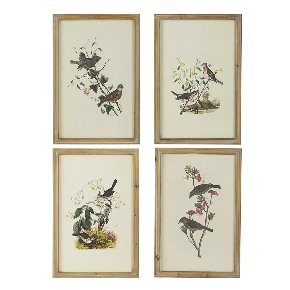 Set of 4 Bird Framed Prints - Image 2
